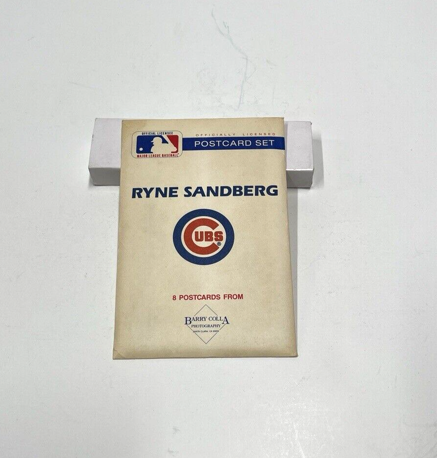 1991 Ryne Sandberg Chicago Cubs Barry Colla Postcards MLB Licensed Set of 8