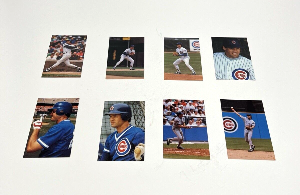 1991 Ryne Sandberg Chicago Cubs Barry Colla Postcards MLB Licensed Set of 8