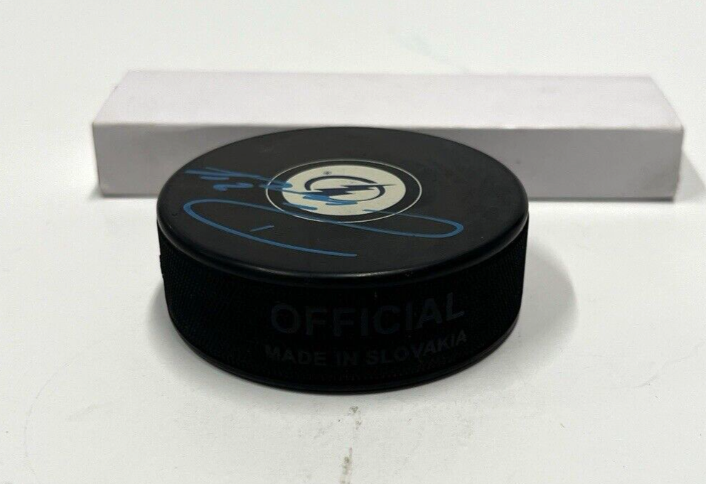 Ryan Callahan Tampa Bay Lightning Autographed Signed Lightning Hockey Puck ASCF