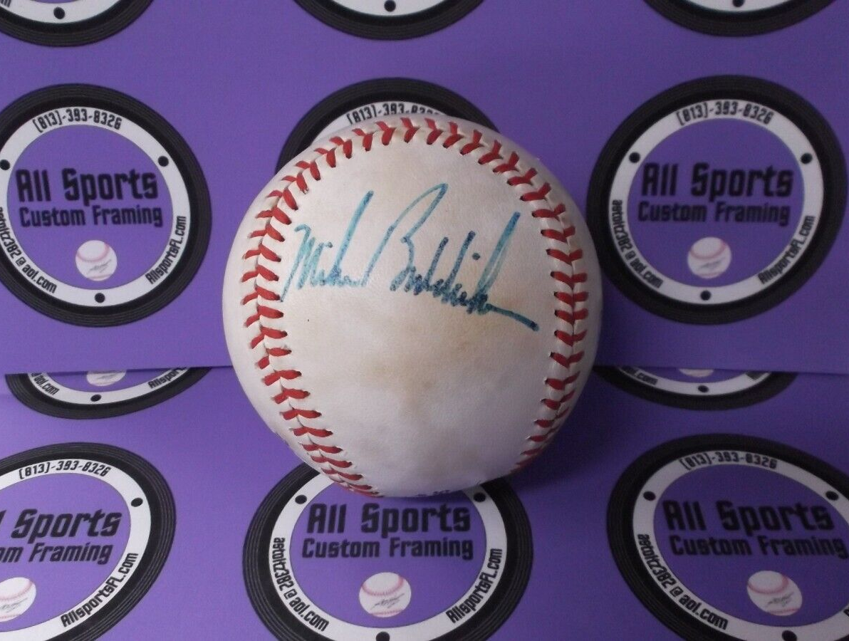 Mike Boddicker Red Sox Orioles Brewers 83 WS Autographed Baseball PSA #AJ90269