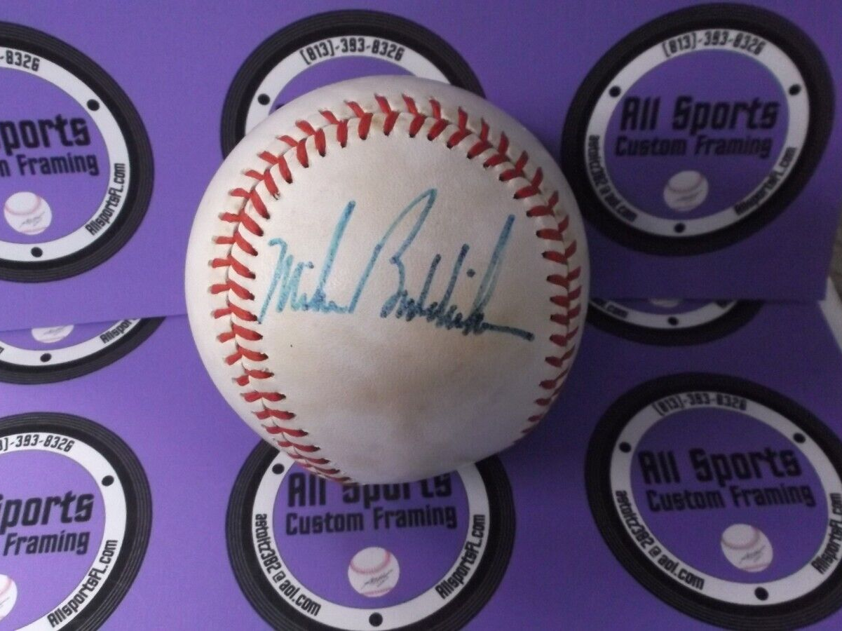 Mike Boddicker Red Sox Orioles Brewers 83 WS Autographed Baseball PSA #AJ90269