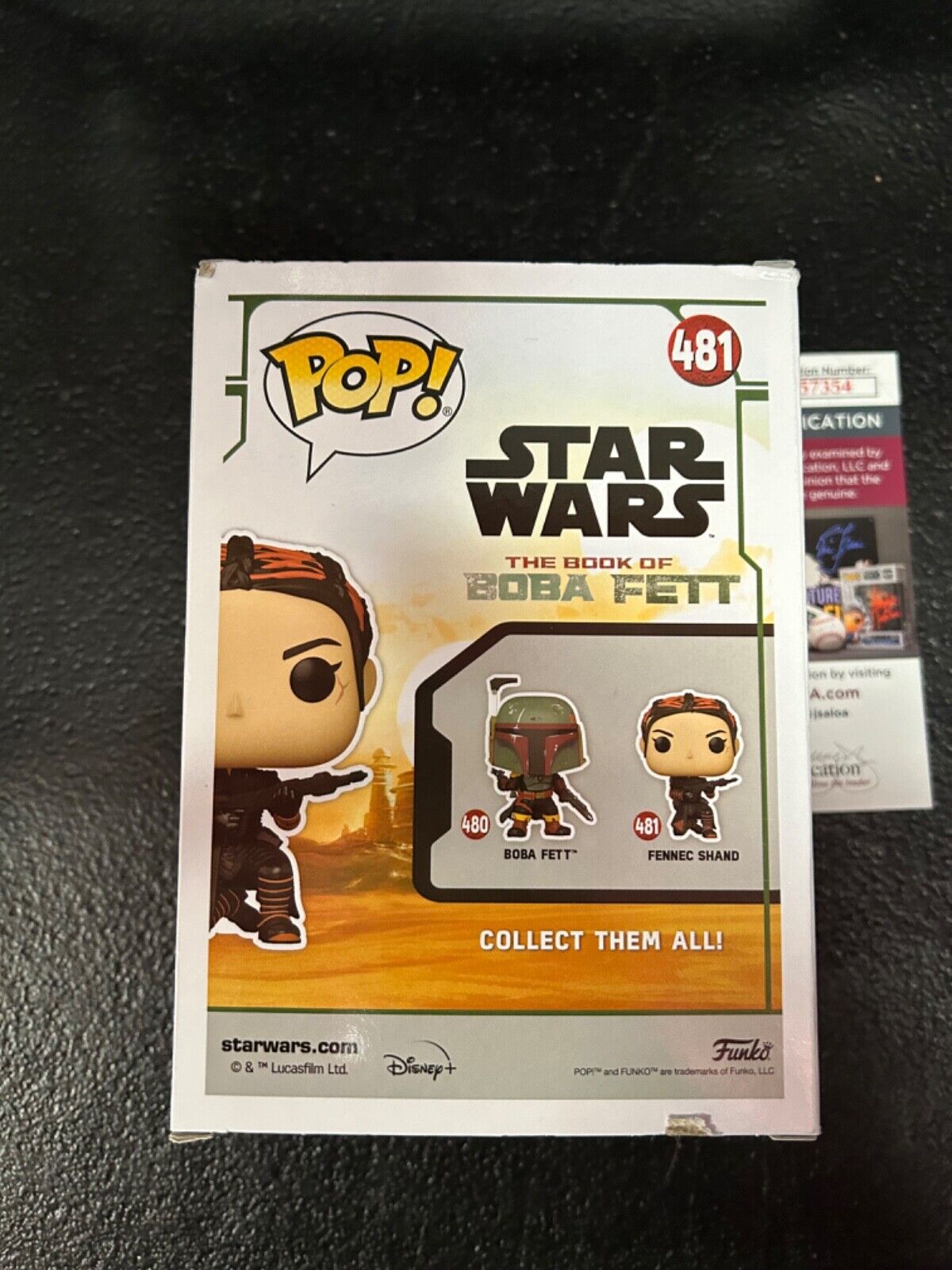 Ming Na Wen Actress Autographed Signed Funko Pop #483 Fennec Shand Star Wars B