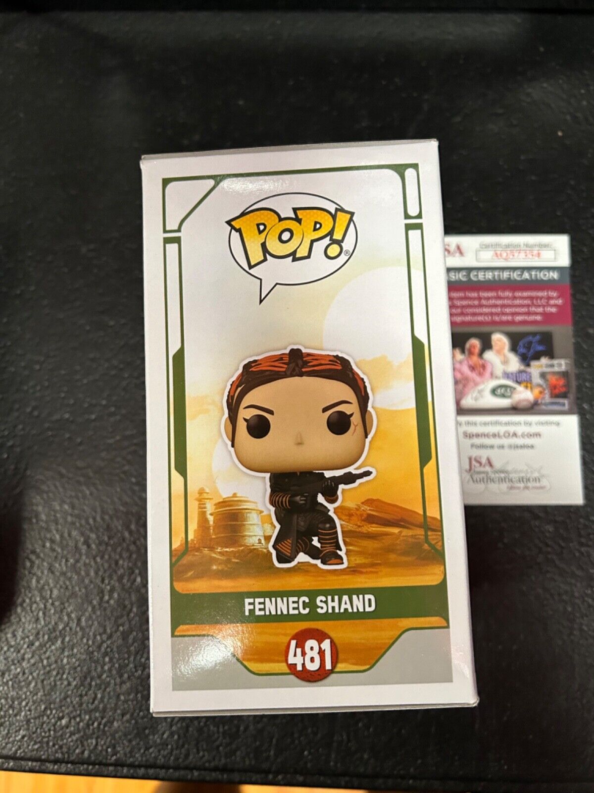 Ming Na Wen Actress Autographed Signed Funko Pop #483 Fennec Shand Star Wars B