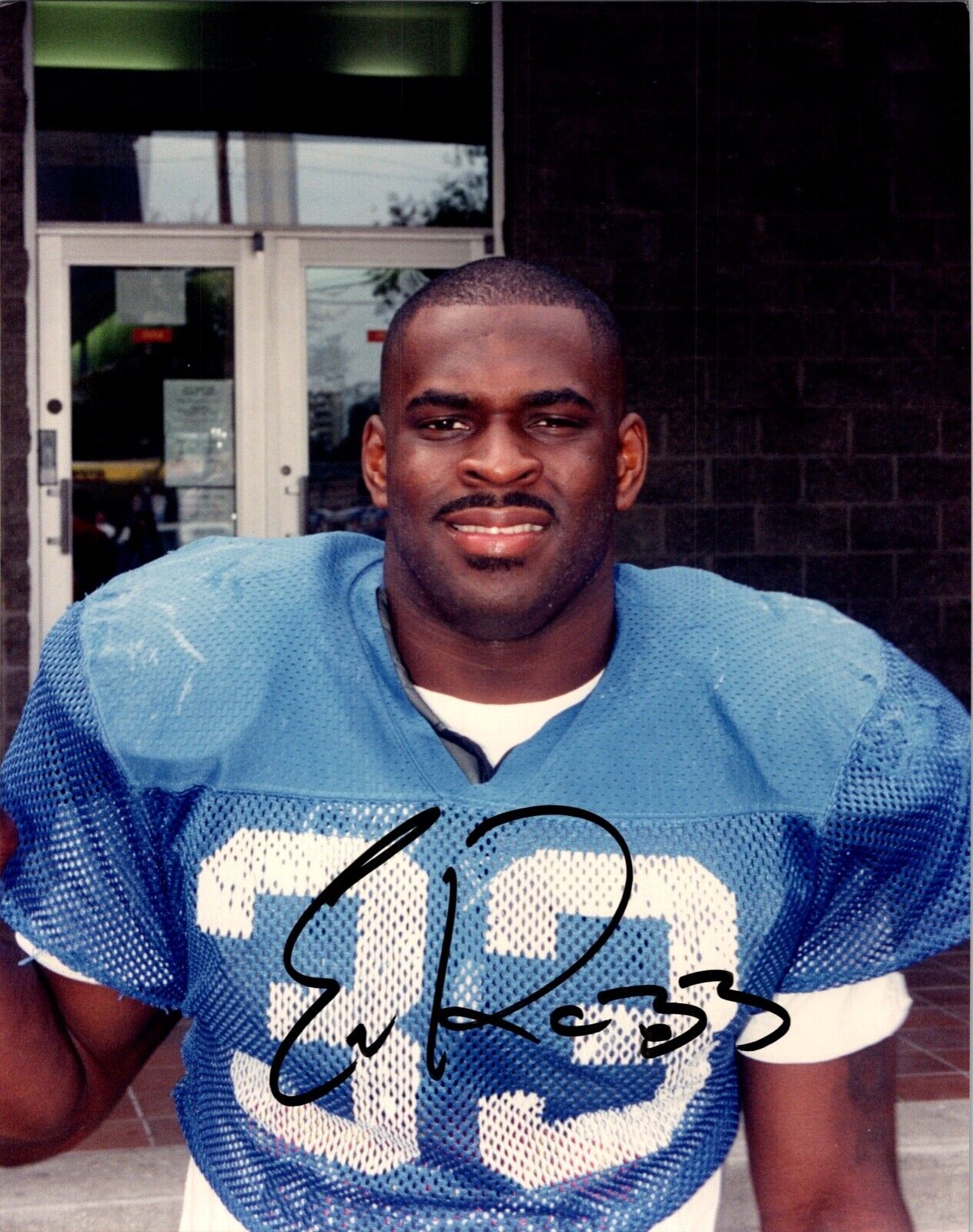 Errict Rhett #33 Florida Gators autographed 8x10 color photo (A) black sharpie