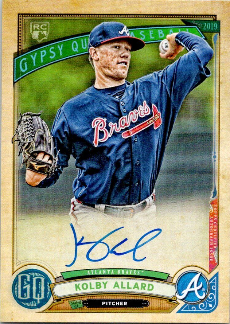 Topps Gypsy Queen 2019 Kolby Allard Autograph on Card