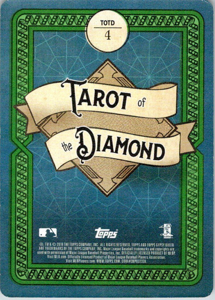 Topps Gypsy Queen 2019 Tarot of the Diamond Ohtani. Stanton, Kluber, Kimbrel 4