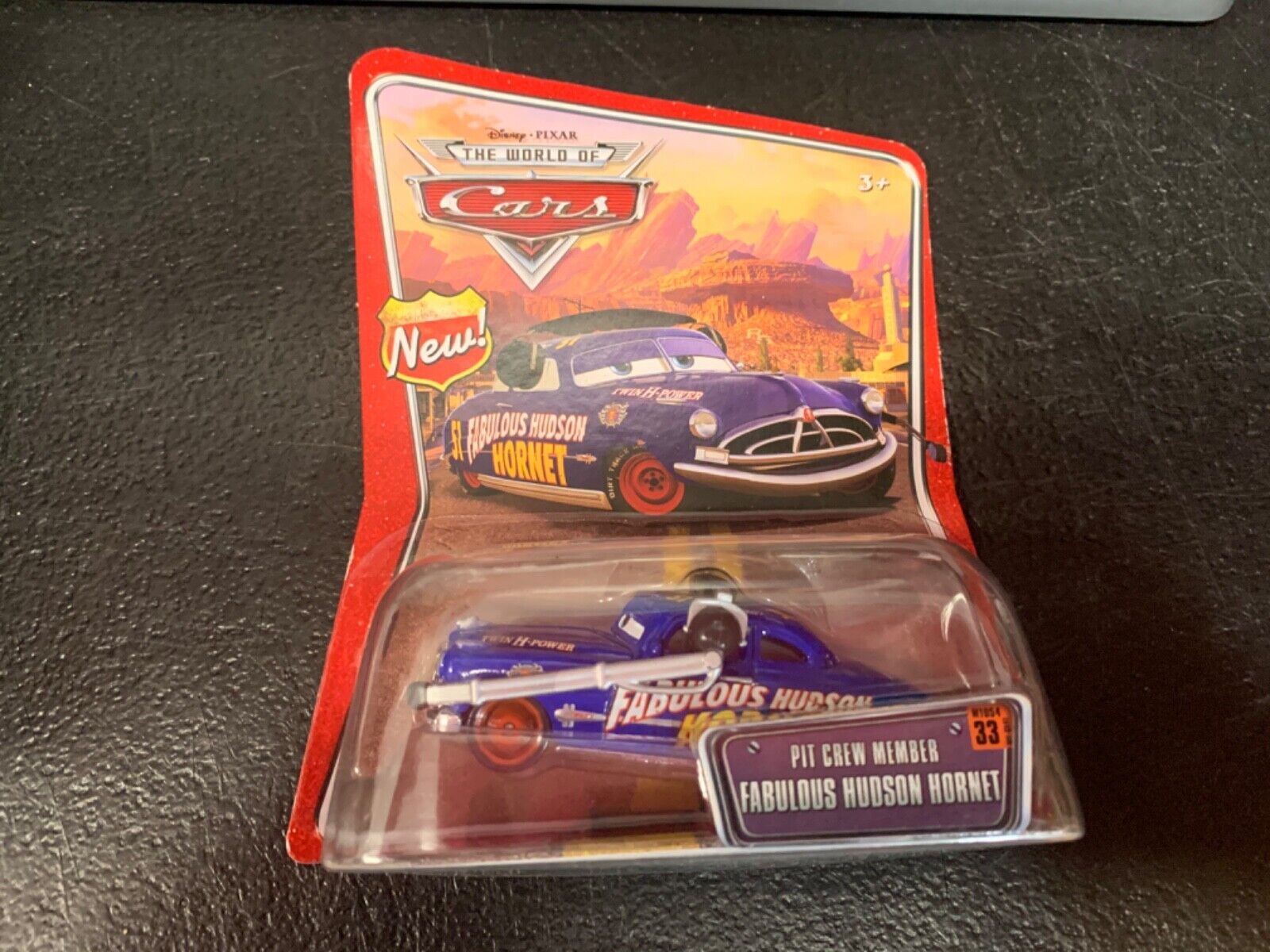 Disney Pixar Cars The World of Cars Pit Crew Member Fabulous Hudson Hornet