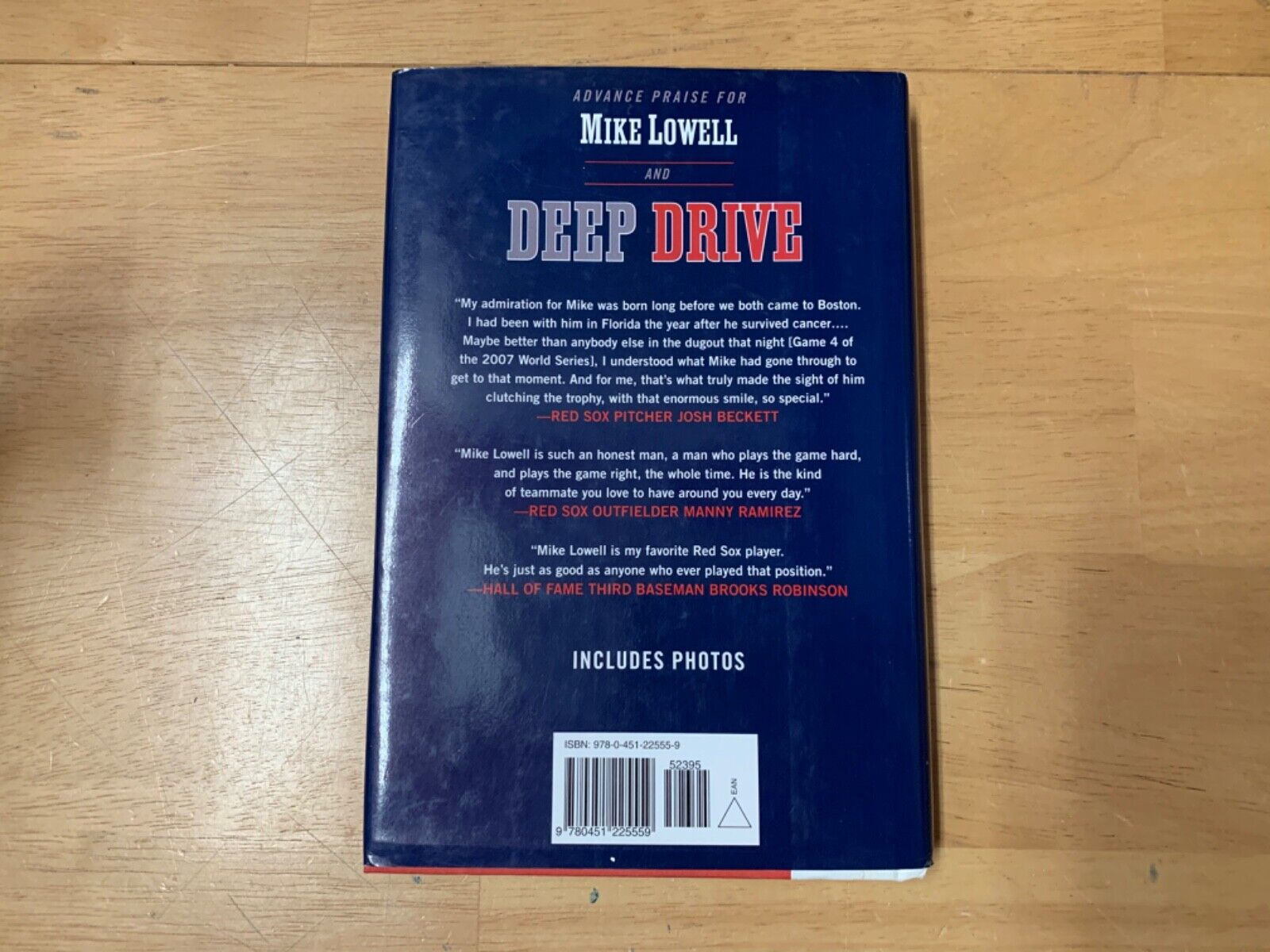 Mike Lowell 2008 Deep Drive Book Unsigned Boston Red Sox