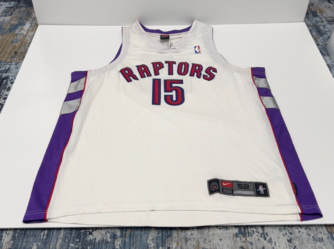 Vince Carter Toronto Raptors Nike Brand XXL Size 52 Jersey Used EXC Condition