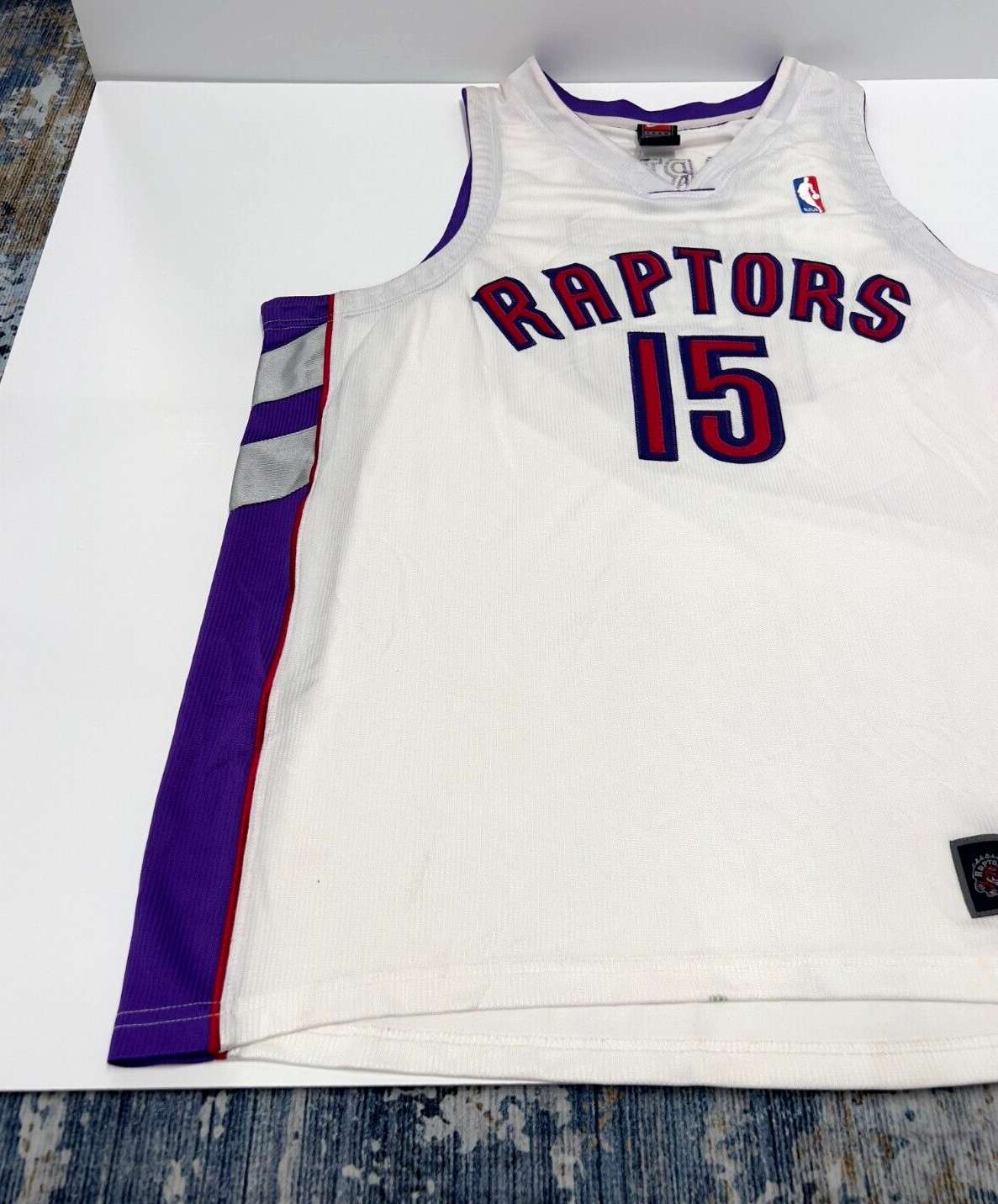 Vince Carter Toronto Raptors Nike Brand XXL Size 52 Jersey Used EXC Condition