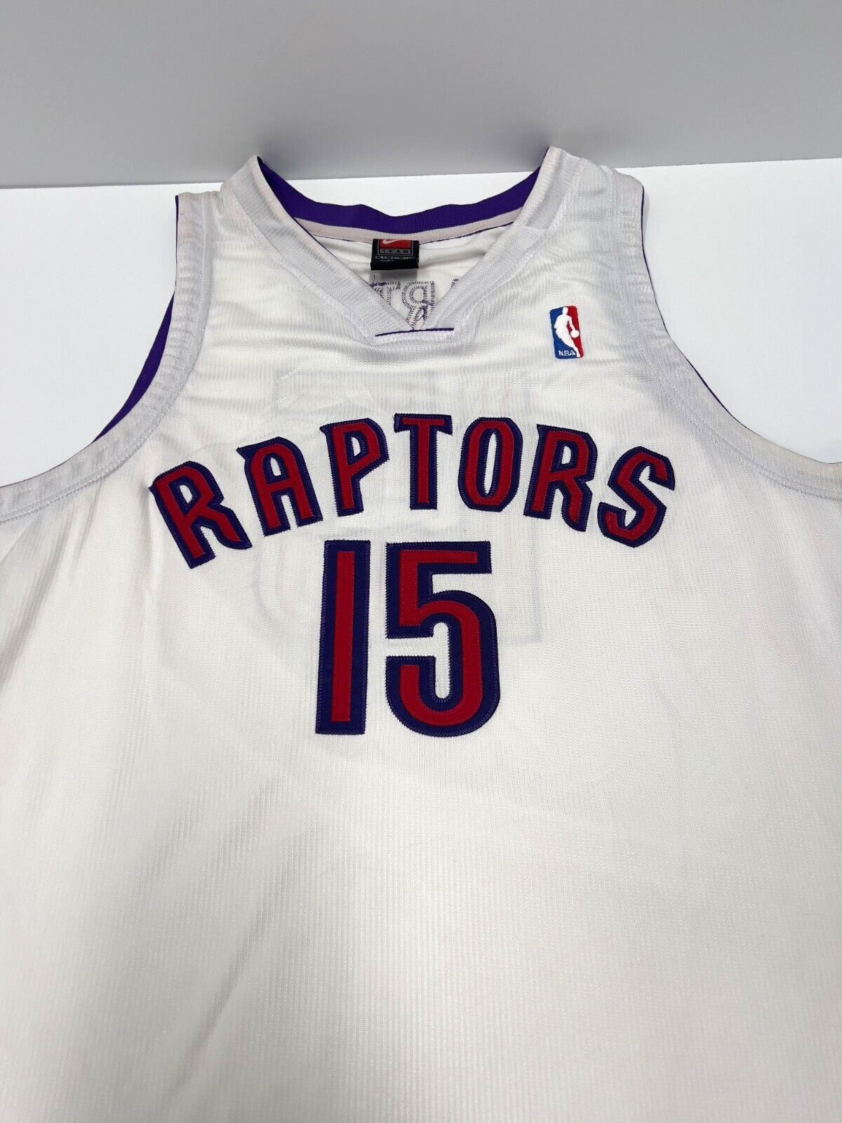 Vince Carter Toronto Raptors Nike Brand XXL Size 52 Jersey Used EXC Condition