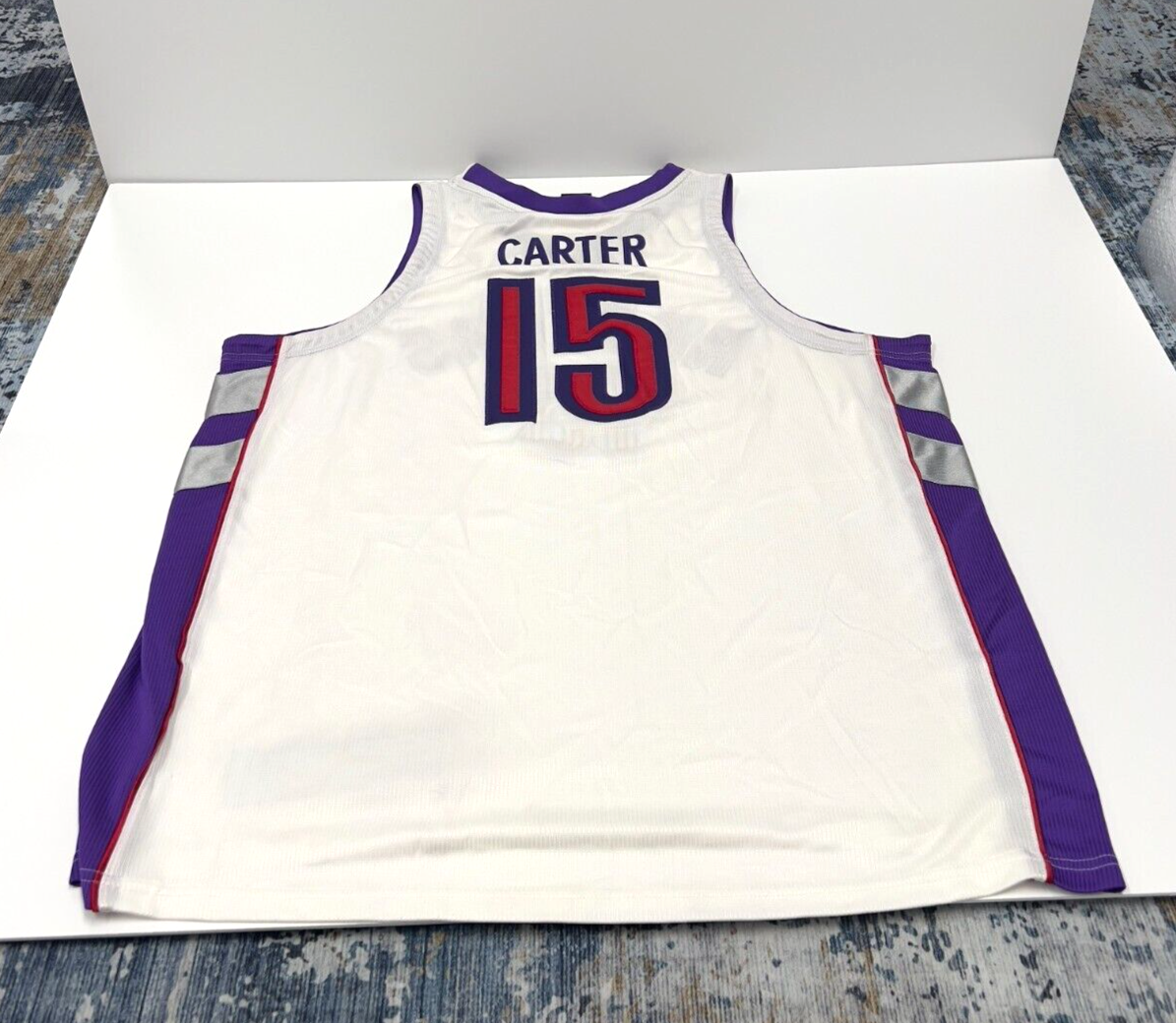 Vince Carter Toronto Raptors Nike Brand XXL Size 52 Jersey Used EXC Condition