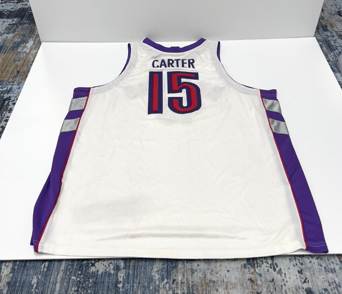 Vince Carter Toronto Raptors Nike Brand XXL Size 52 Jersey Used EXC Condition