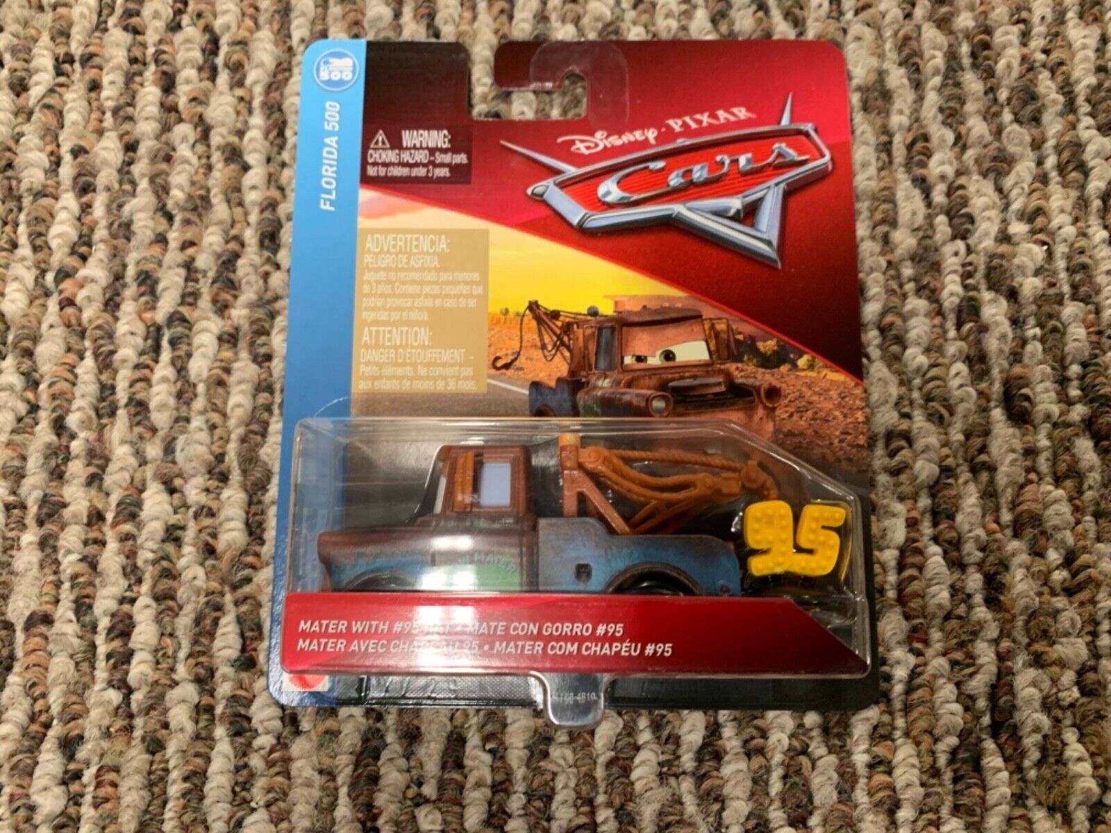 Disney Pixar Cars 3 2019 Mater with #95 Hat