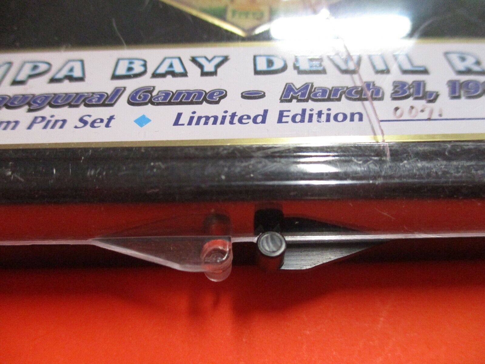 Tampa Bay Devil Rays Inaugural Game 3 Pin Limited Edition LTD Set