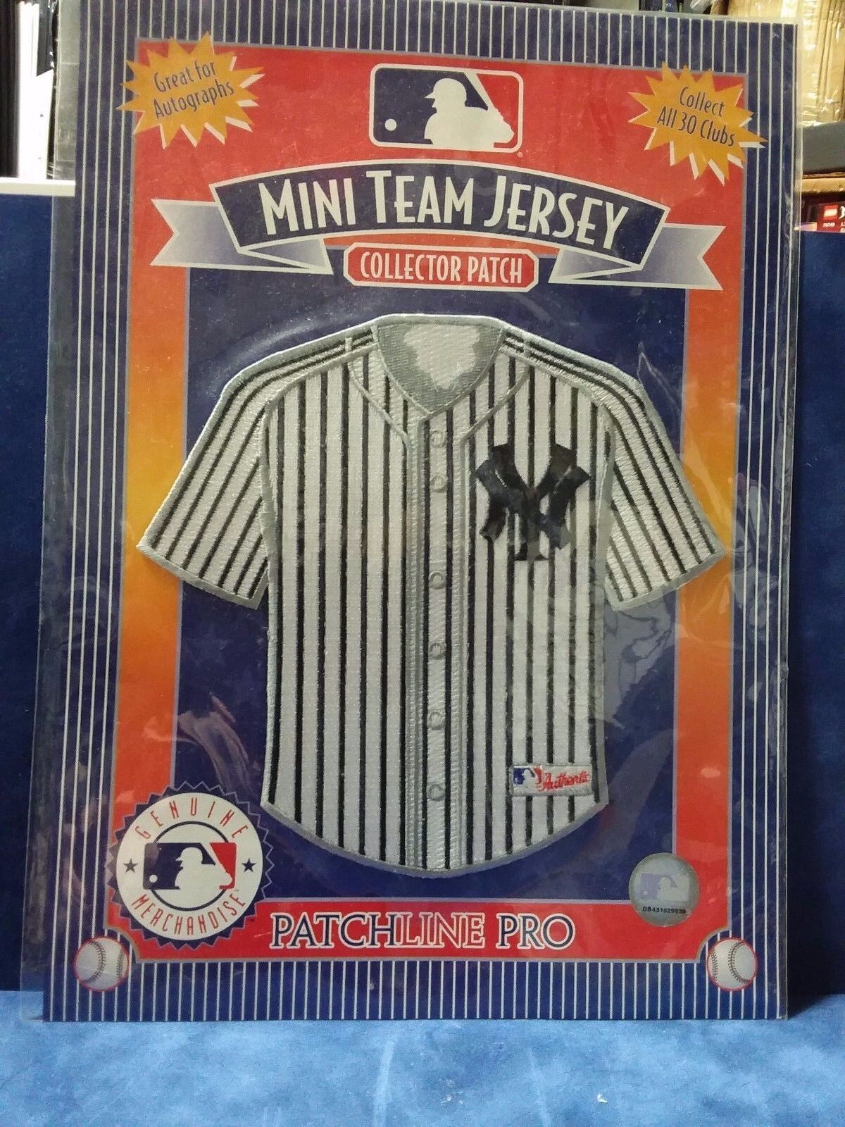 New York Yankees Mini Team Jersey 8x8 Patch