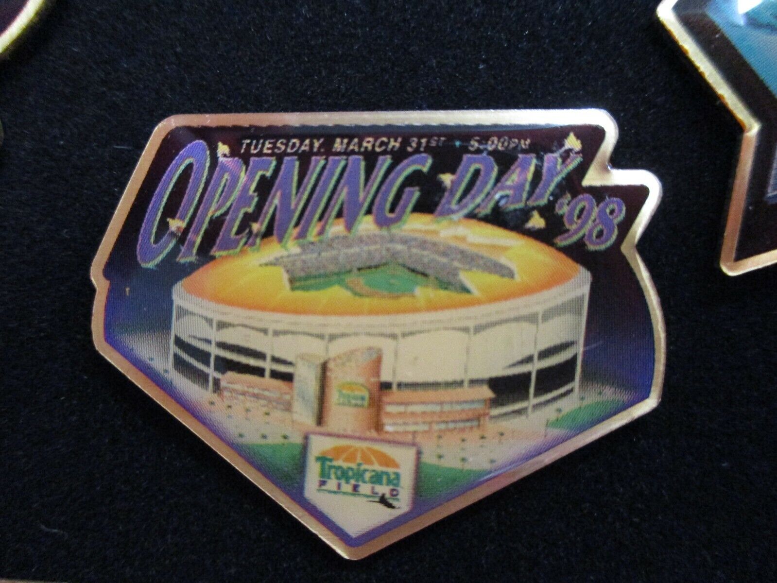 Tampa Bay Devil Rays Inaugural Game 3 Pin Limited Edition LTD Set