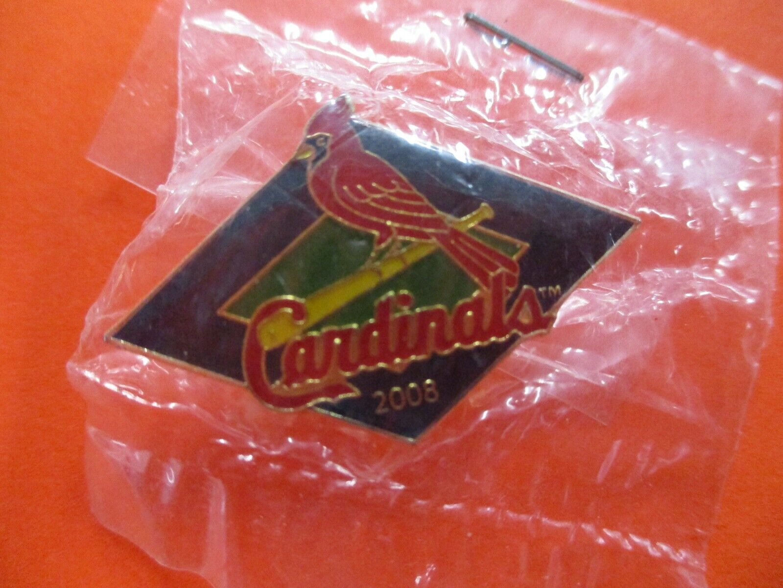 St Louis Cardinals 2008 Logo Label Baseball MLB Pin