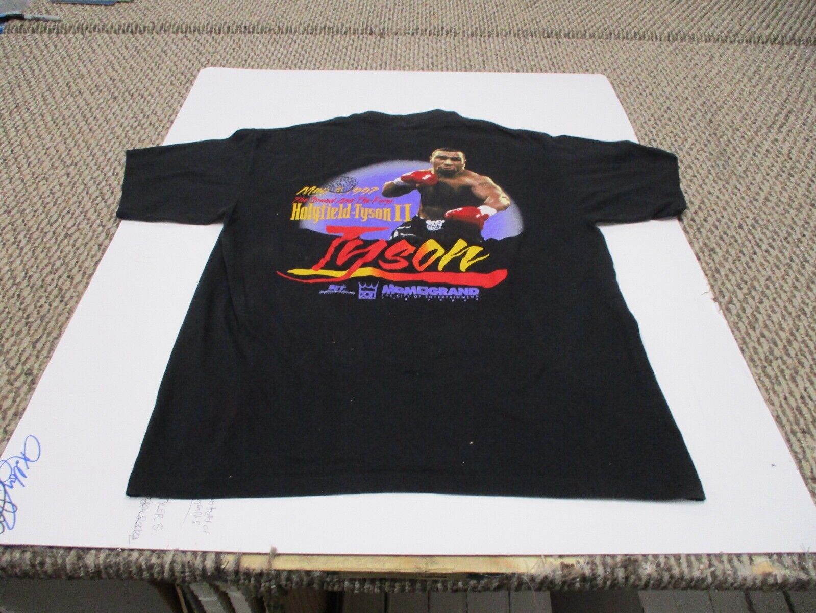 Vintage 1997 Tyson Vs Holyfield 11 Bite Night T Shirt XL MGM Grand OFFICIAL