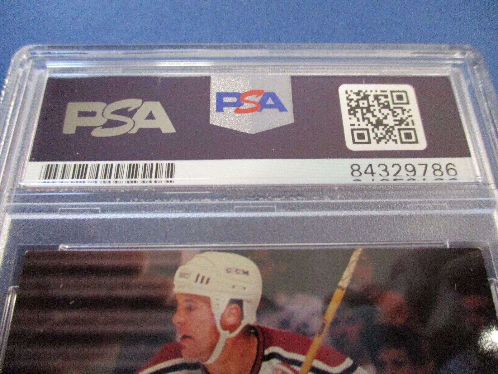 Scott Stevens Autographed Signed 1991 Pro Set Plat. Card #72 PSA Slab Auth.