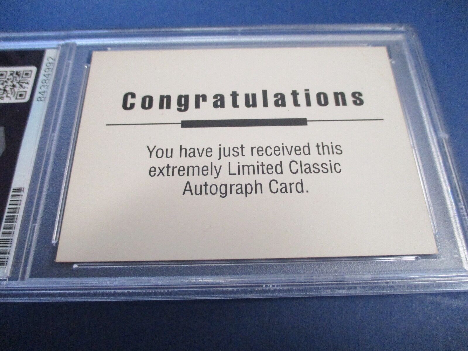 Roman Hamrlik Autographed Signed 1992 Classic Draft Card PSA Slab Auth.