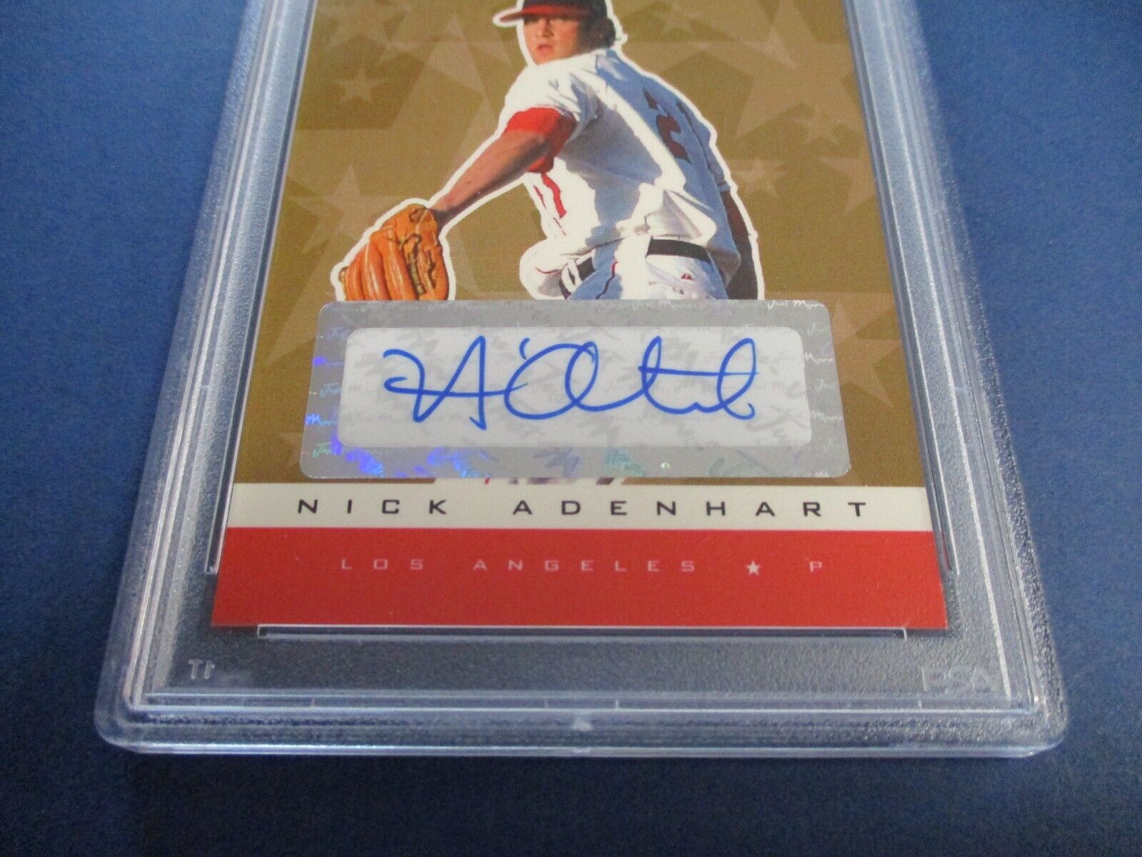 Nick Adenhart Autographed Signed 2007 Just Minors Card #1 PSA Slab Auth.