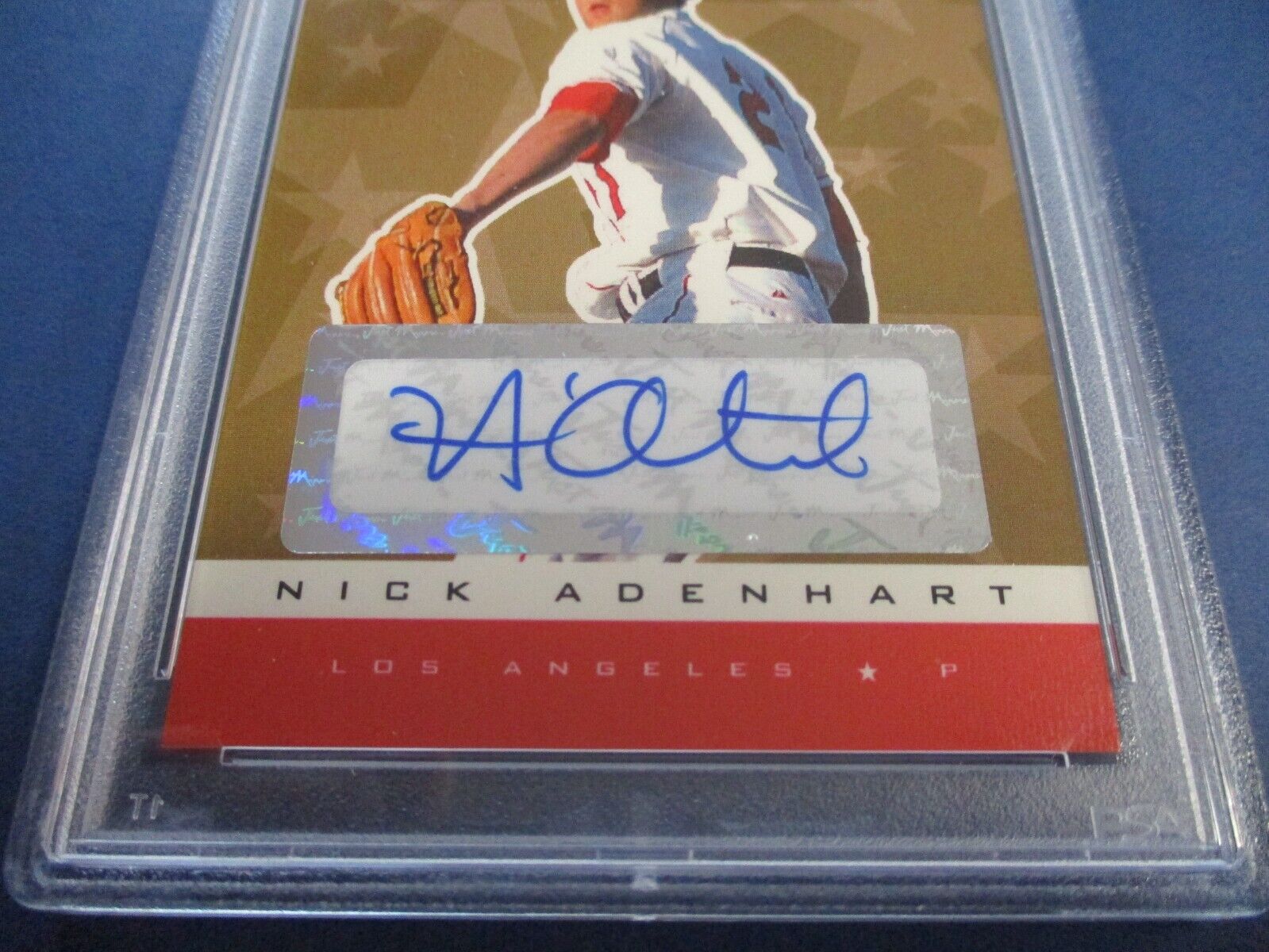 Nick Adenhart Autographed Signed 2007 Just Minors Card #1 PSA Slab Auth.