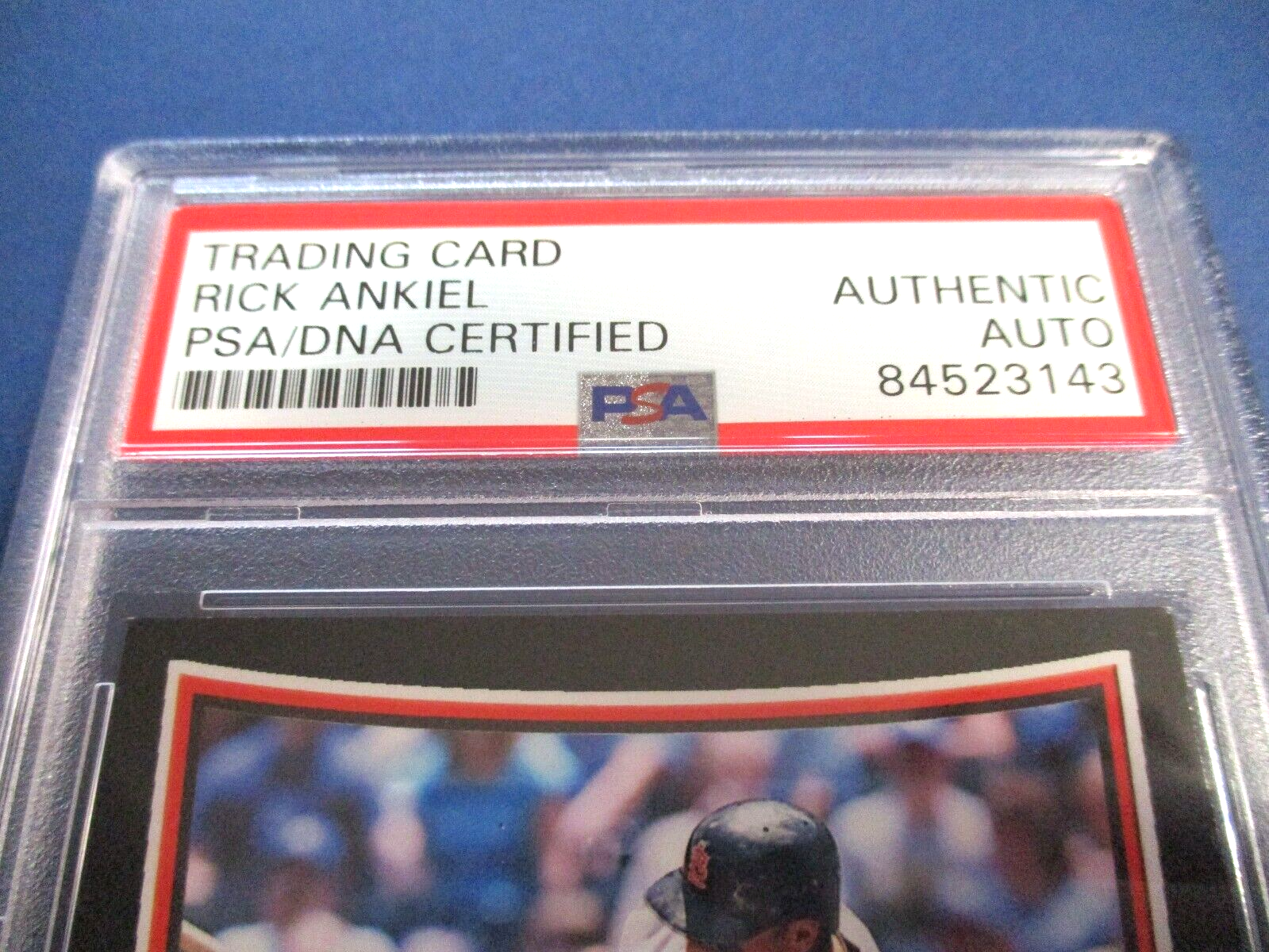 Rick Ankiel Cardinals Autographed Signed 2009 Bowman Card #41 PSA Slab Auth.