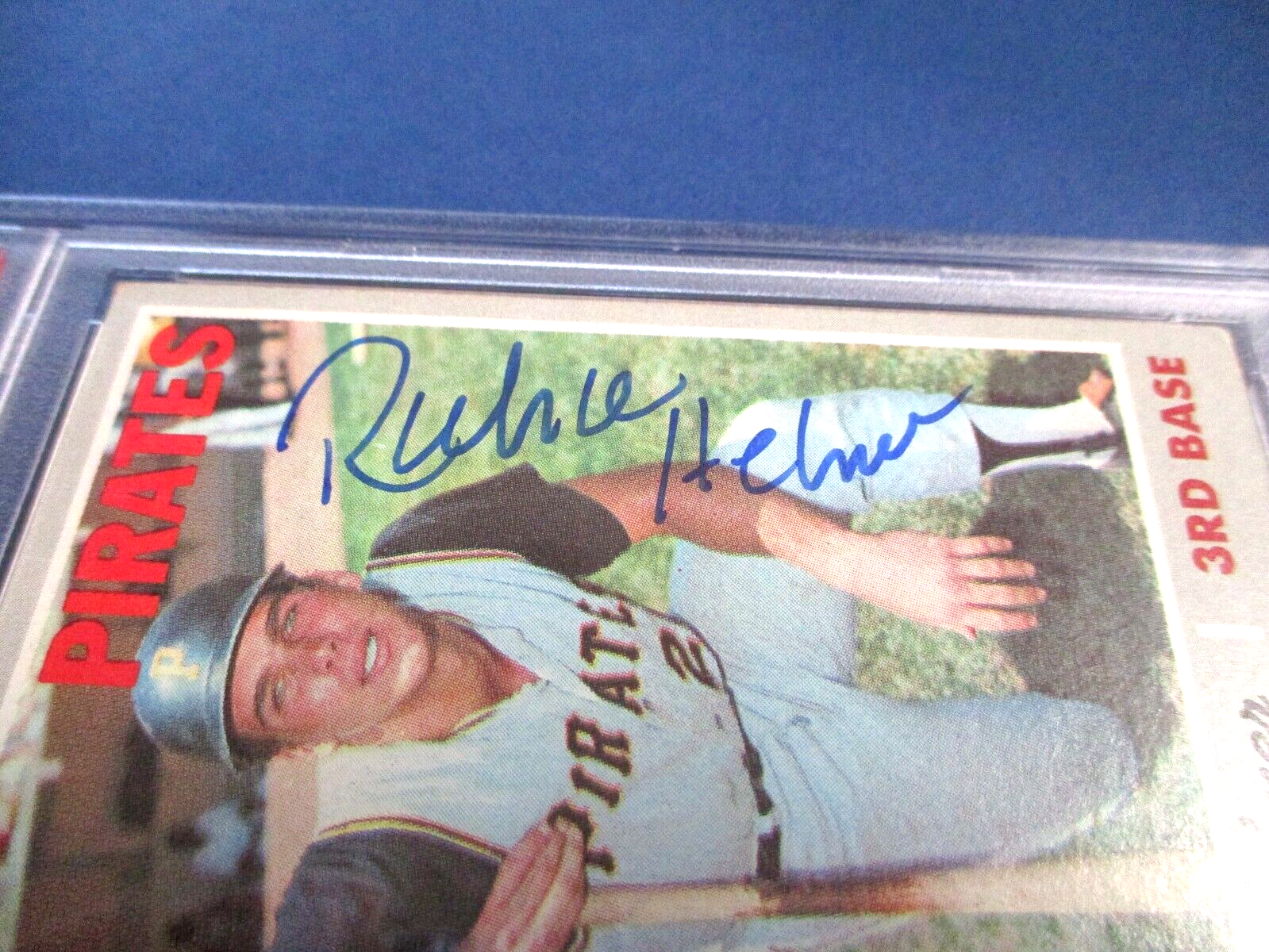 Richie Hebner Autographed Signed 1970 Topps Baseball Card #264 PSA Slab Auth.