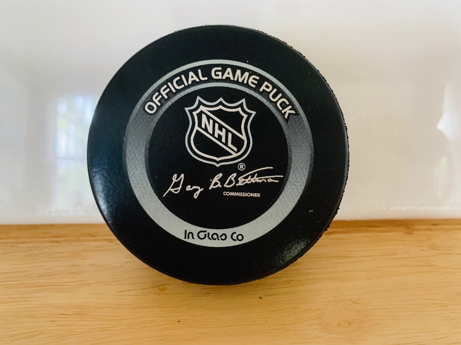 2004 Stanley Cup Official Hockey Puck from Game Four NHL Tampa Bay Lightning