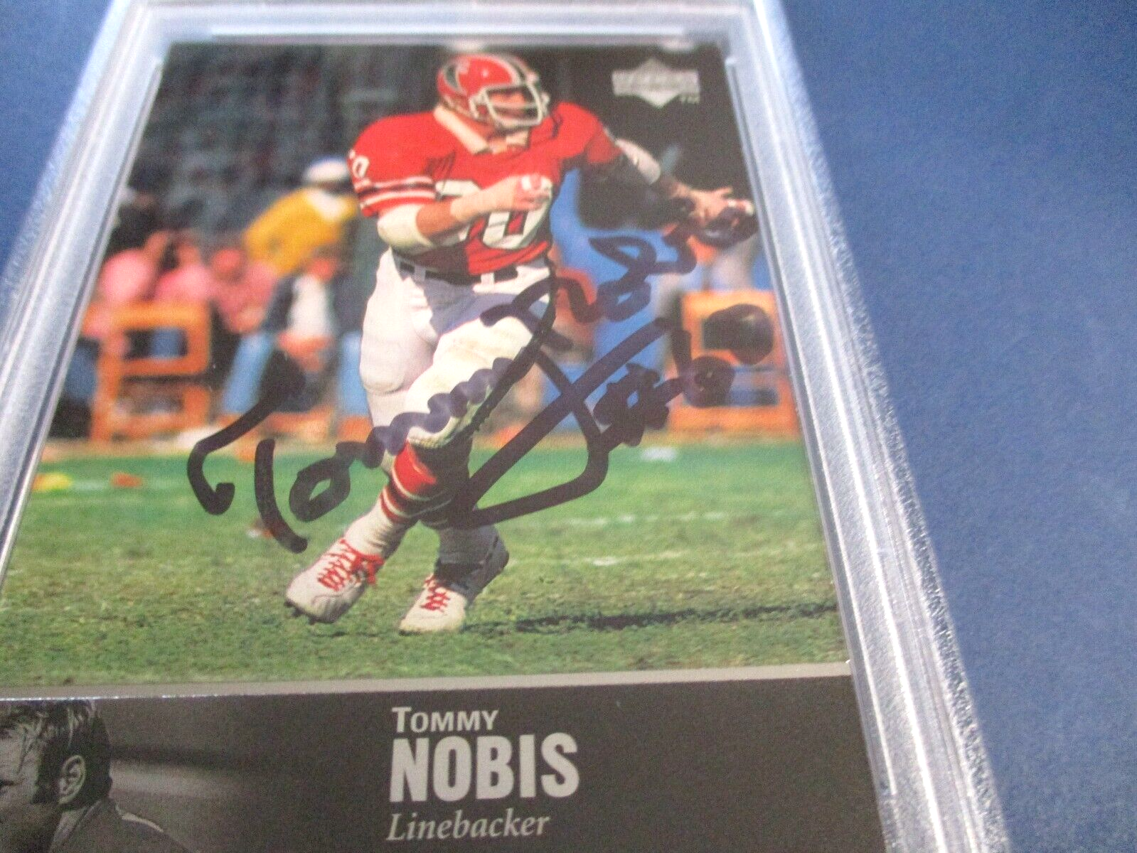 Tommy Nobis Autographed Signed 1997 Upper Deck Legends Card #151 PSA Slab Auth.