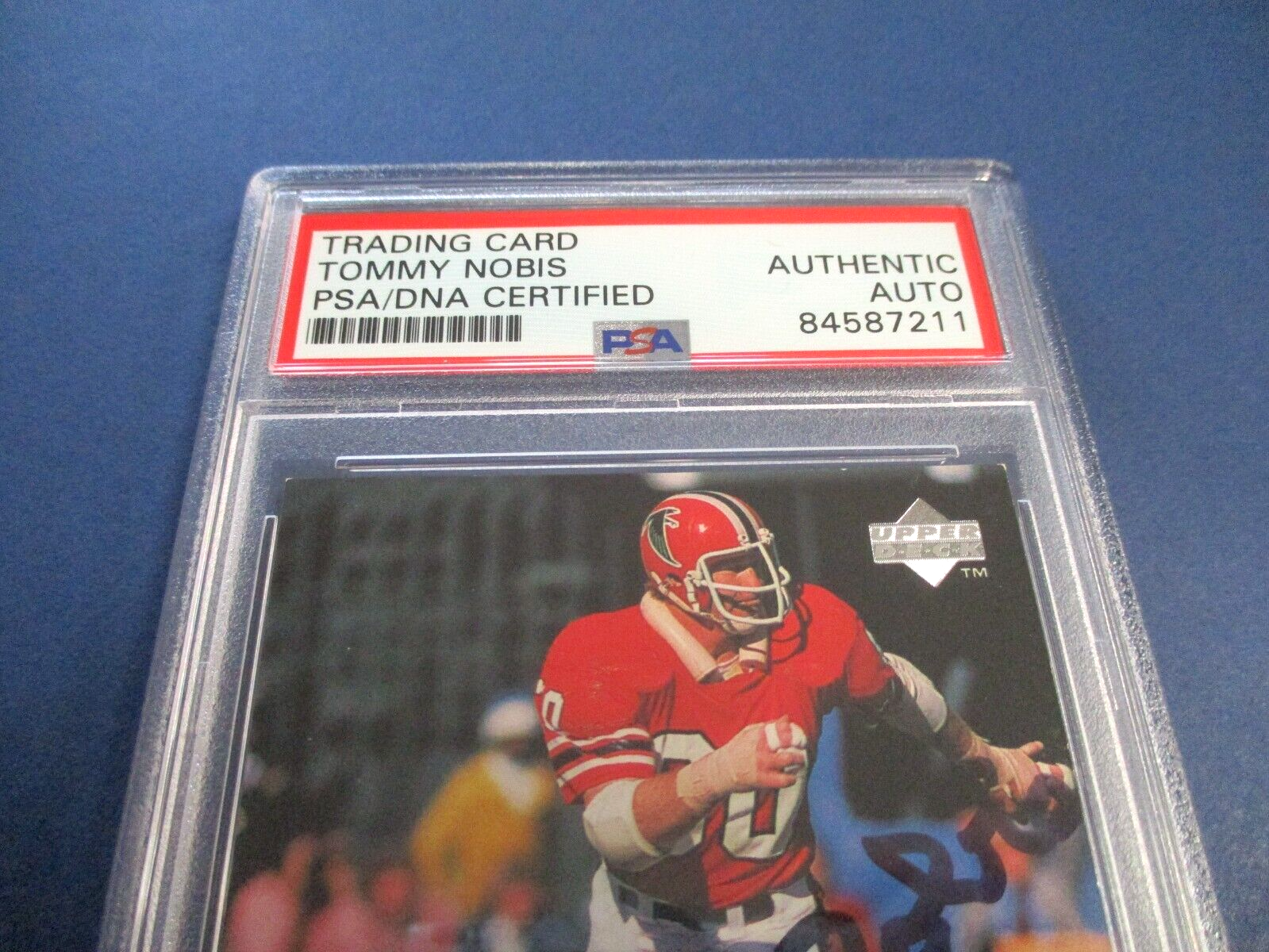 Tommy Nobis Autographed Signed 1997 Upper Deck Legends Card #151 PSA Slab Auth.