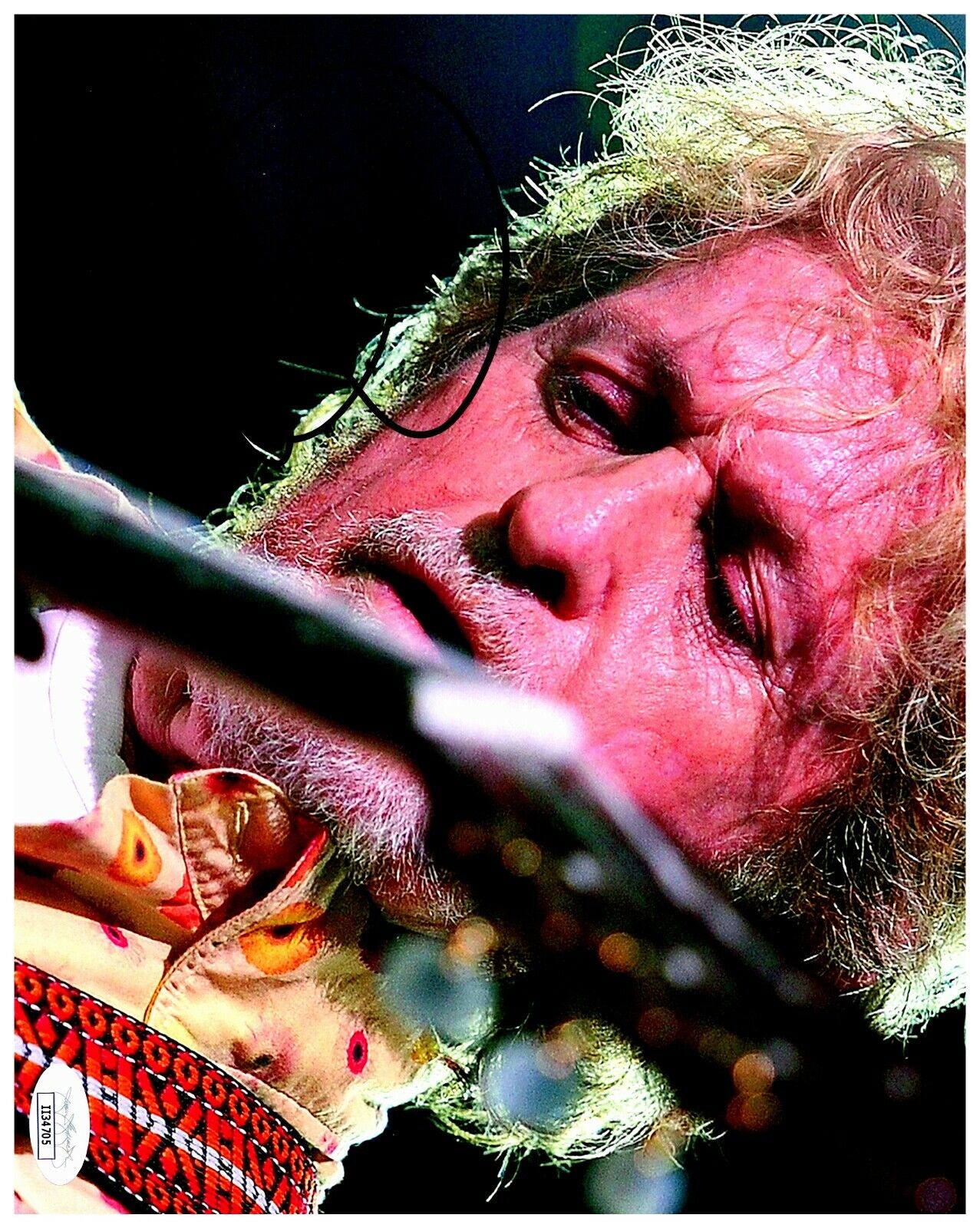 Jon Anderson Lead Singer Yes Autographed Signed 8x10 Color Photo JSA