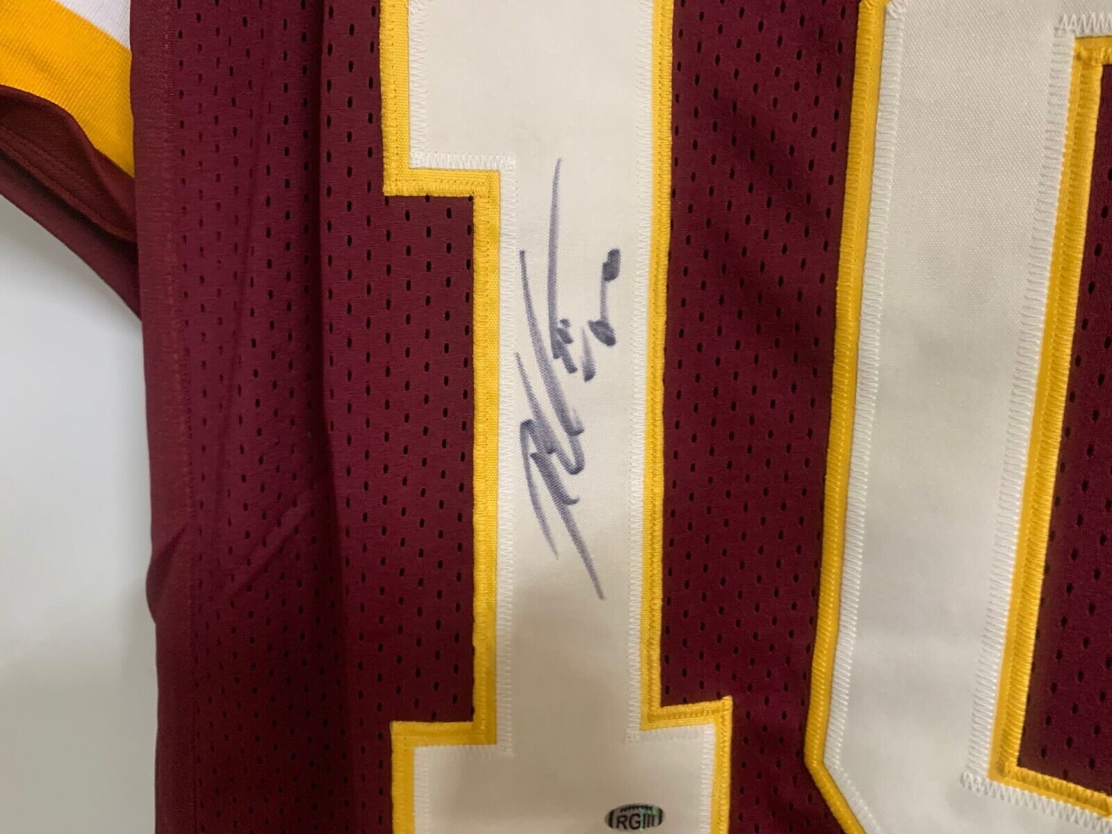 Robert Griffin III Autographed Signed Washington Redskins Custom Jersey XL COA