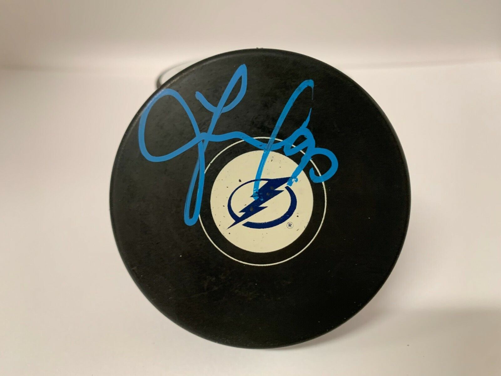 Vladislav Namestnikov Autographed TB Lightning Official Licensed Puck ASCF COA