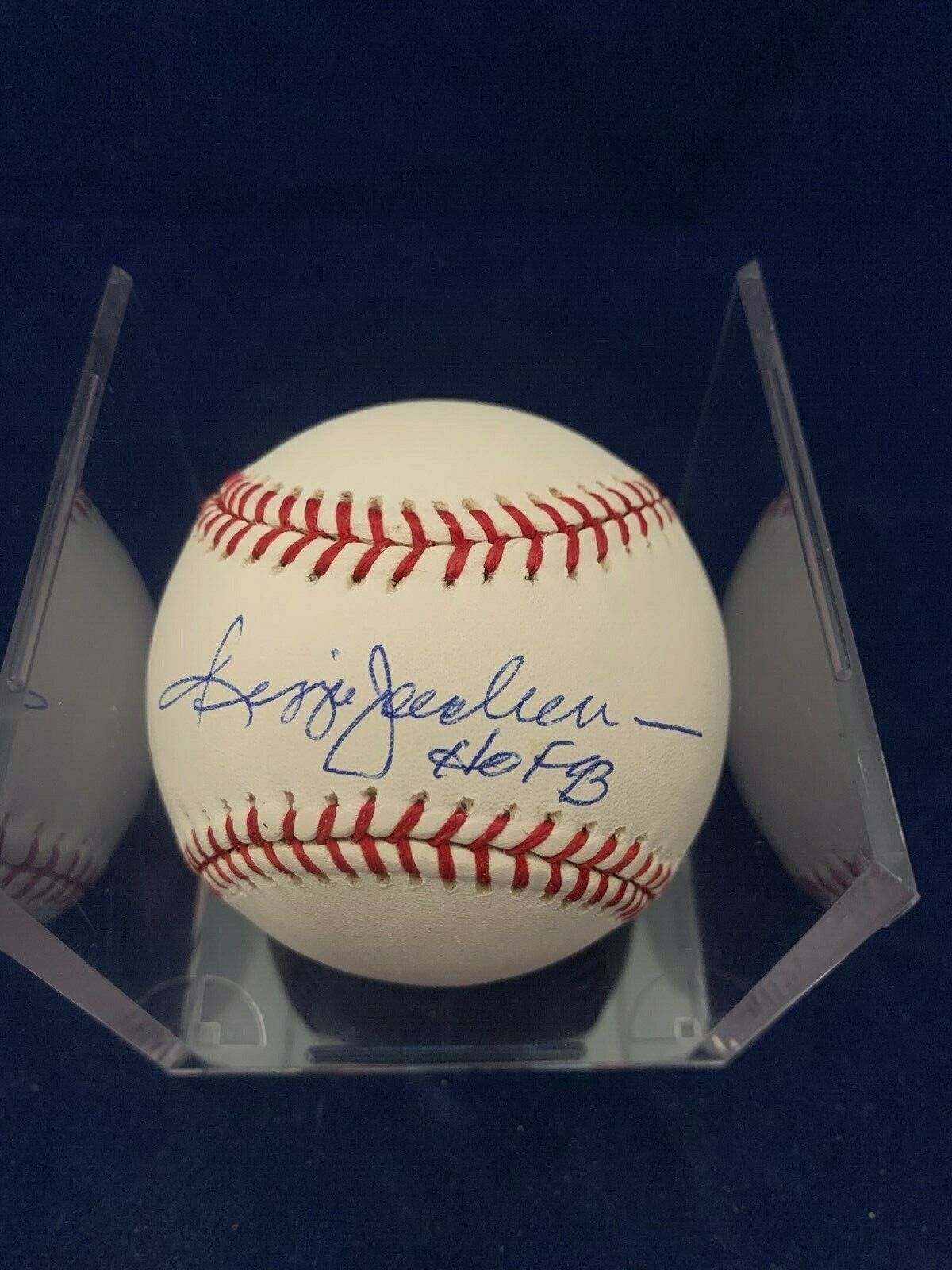 Reggie Jackson Signed Rawlings Baseball HOF 93 Inscription with JSA COA