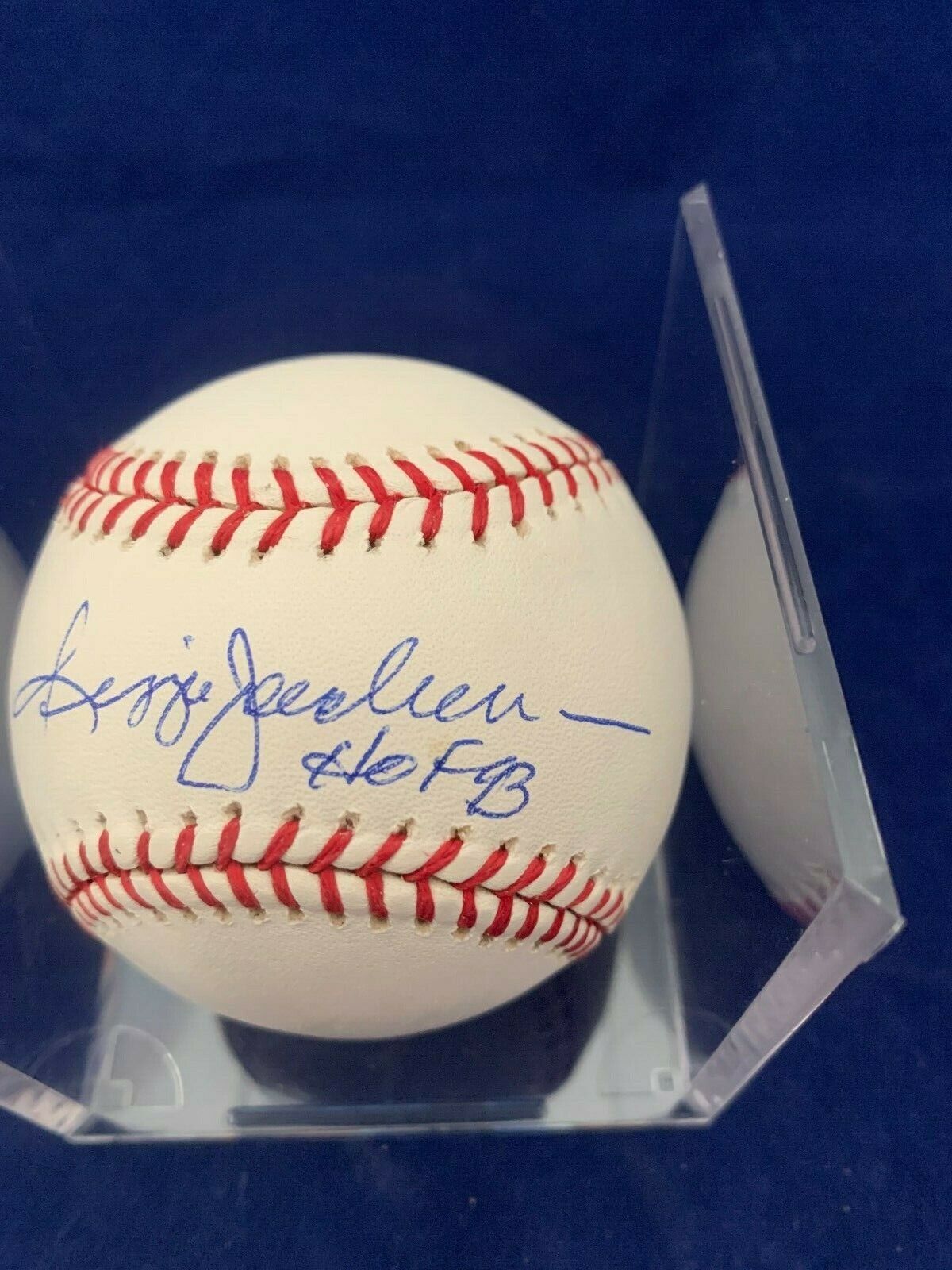 Reggie Jackson Signed Rawlings Baseball HOF 93 Inscription with JSA COA