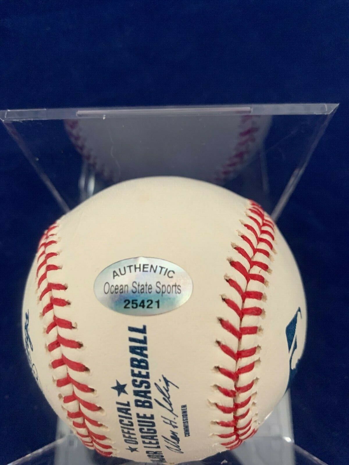 Bobby Doerr Signed Selig Baseball HOF 86 Inscription with JSA COA