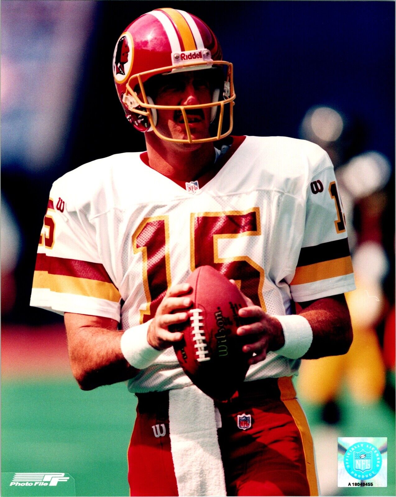 Jeff Hosletter Washington Redskins Unsigned 8x10 Color Photo with NFL Hologram