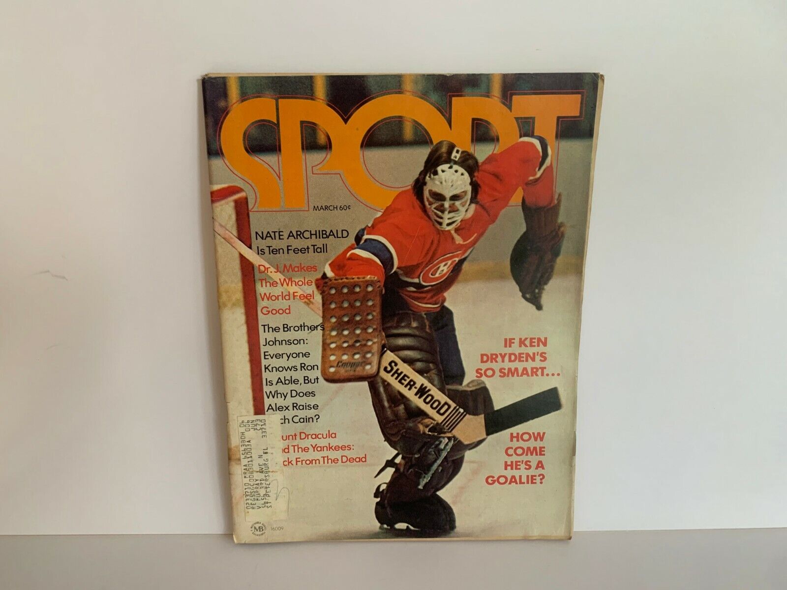 Vintage Sports Magazine March 1973 Volume 55 Number 3 Ken Dryden Cover