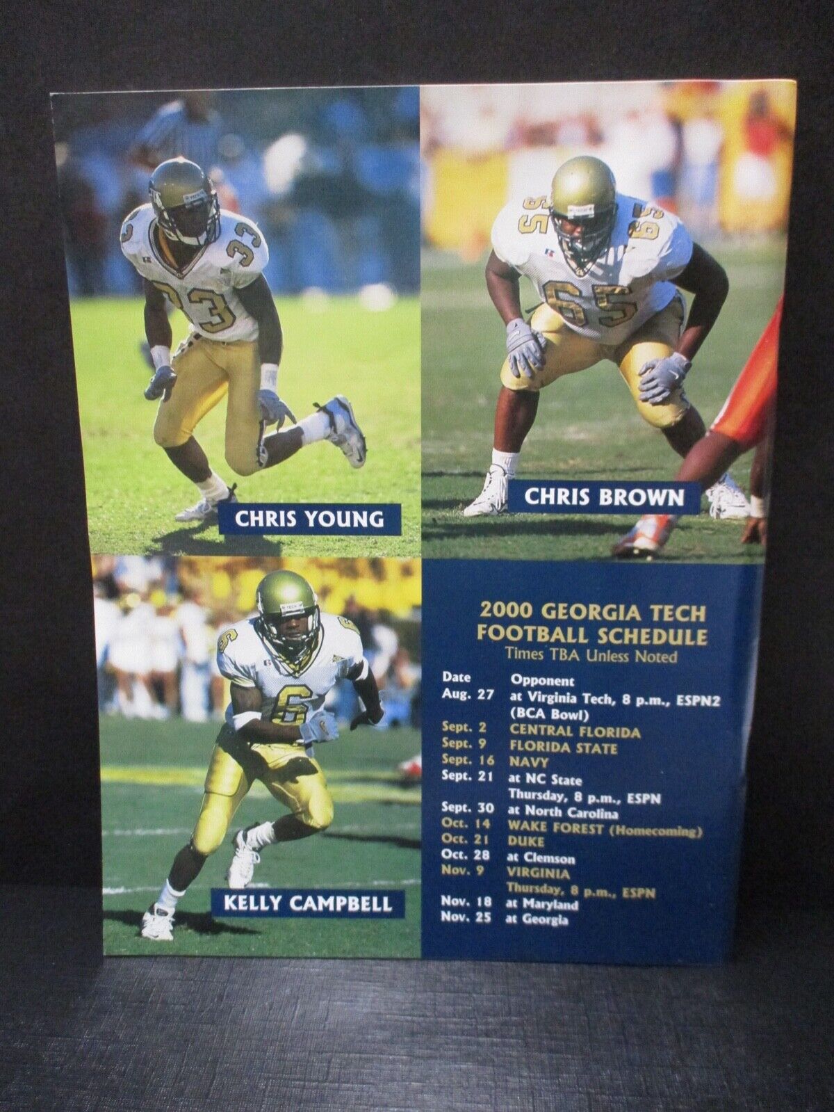 Georgia Tech 2000 Spring Prospectus NCAA Football Excellent Condition