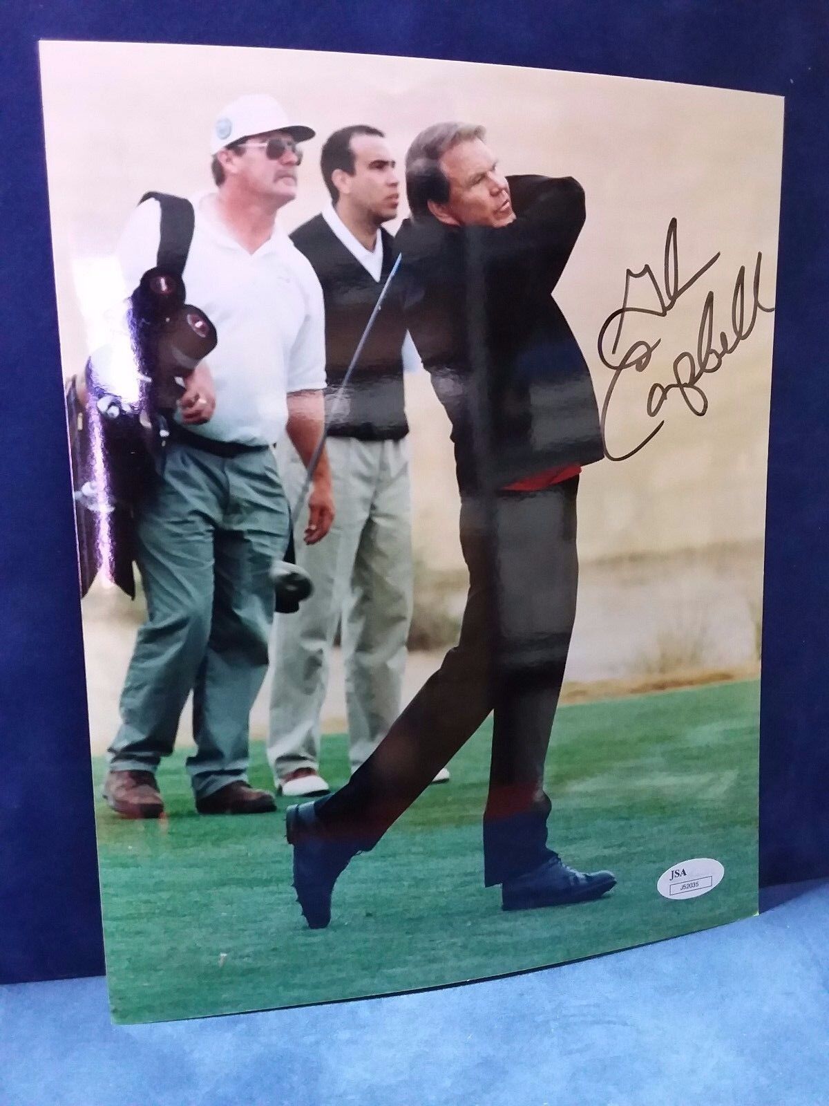 Glen Campbell Signed Autographed 8X10 Color Photo JSA J52035 Golf Shot