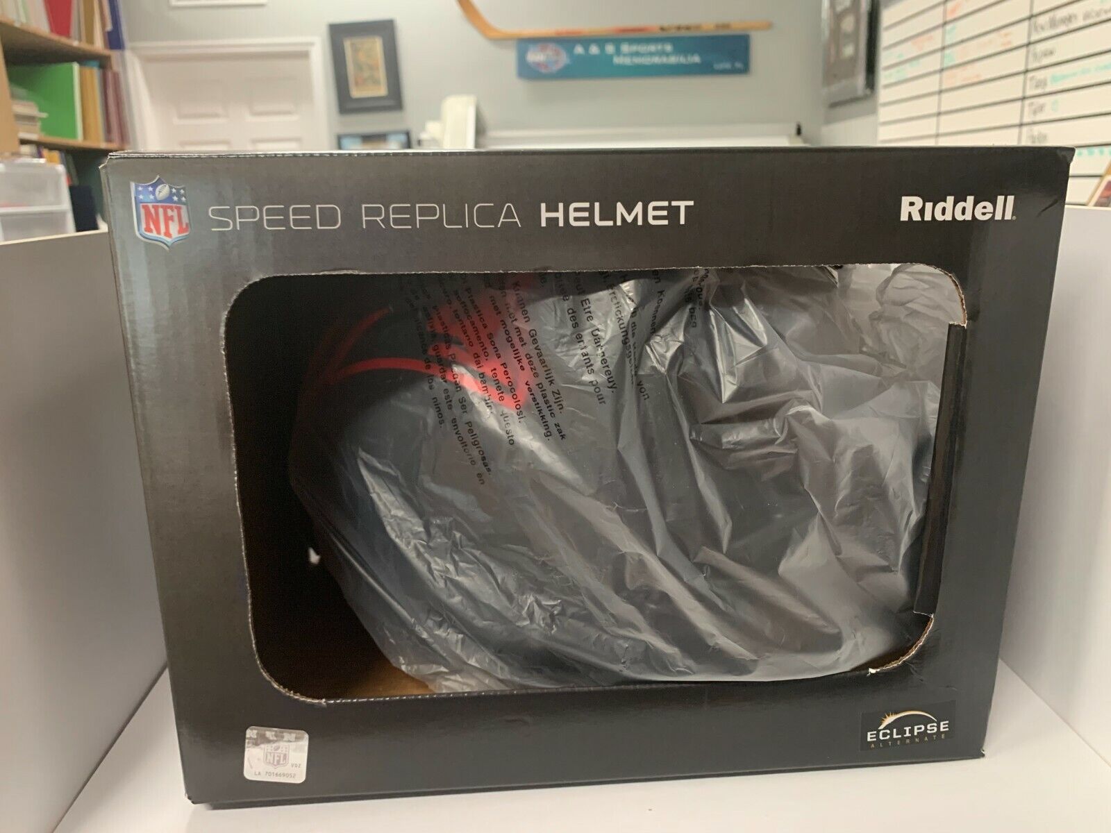 New England Patriots Eclipse Full Size Replica Helmet New In Box