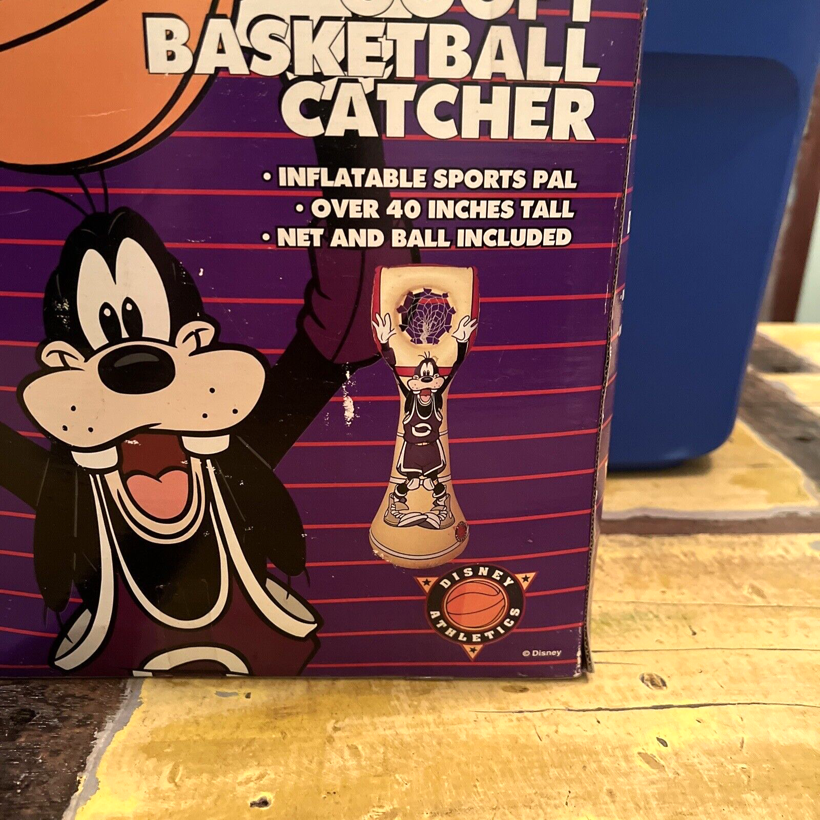 Walt Disney Athletics Goofy Basketball Catcher 40 Inches Inflatable  basketball