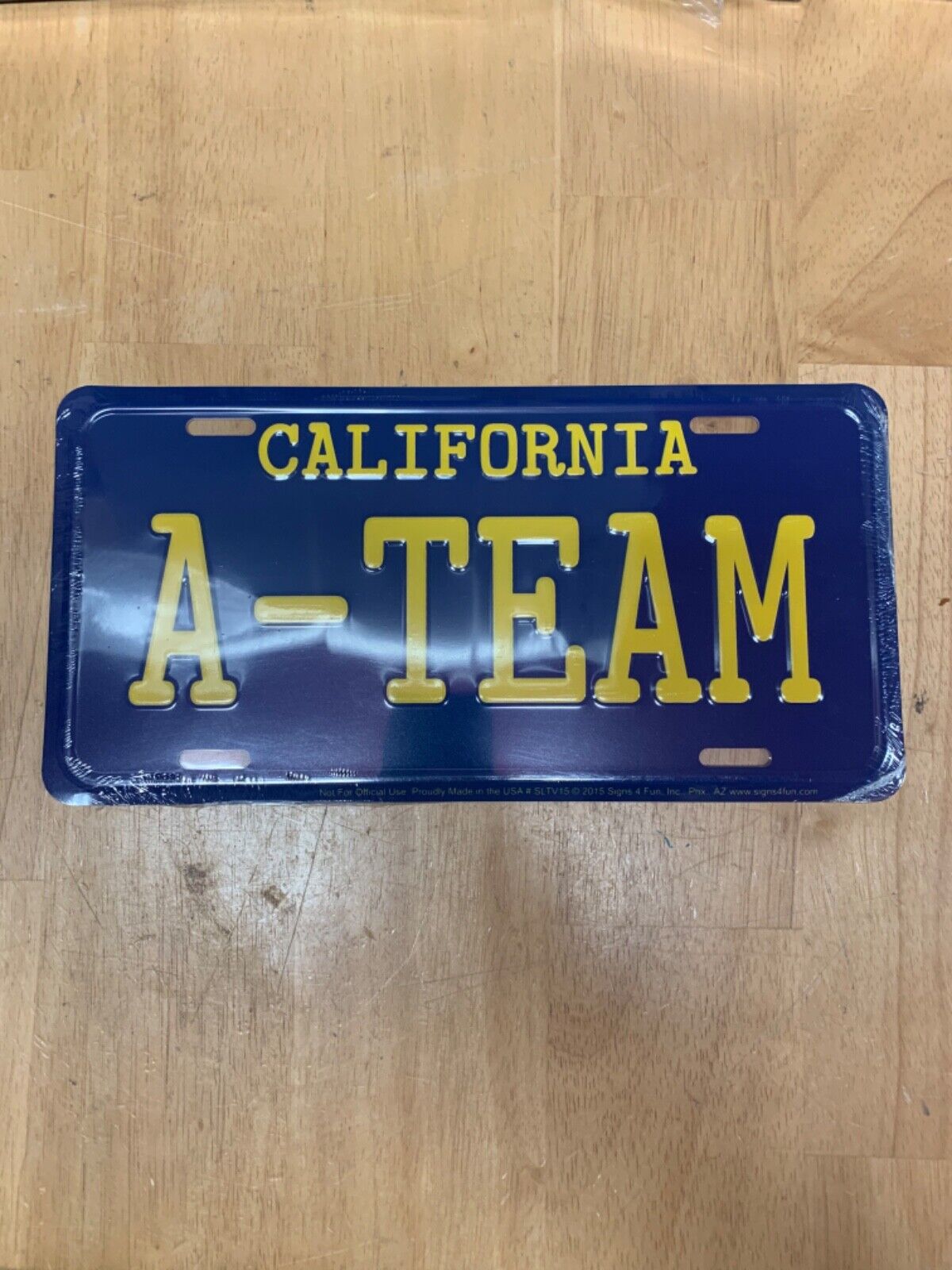 The A-Team Replica License Plate