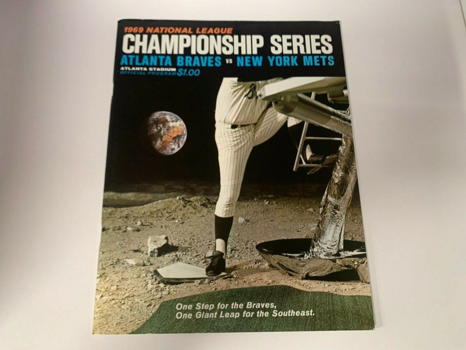 1969 National League Championship Program NY Mets vs Braves unscored Ex Cond.