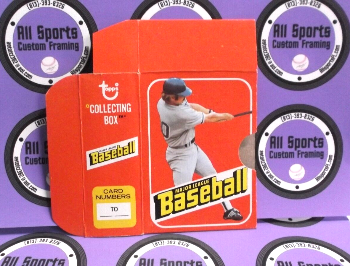 1980 Topps Major League Baseball Card Collecting Box Excellent