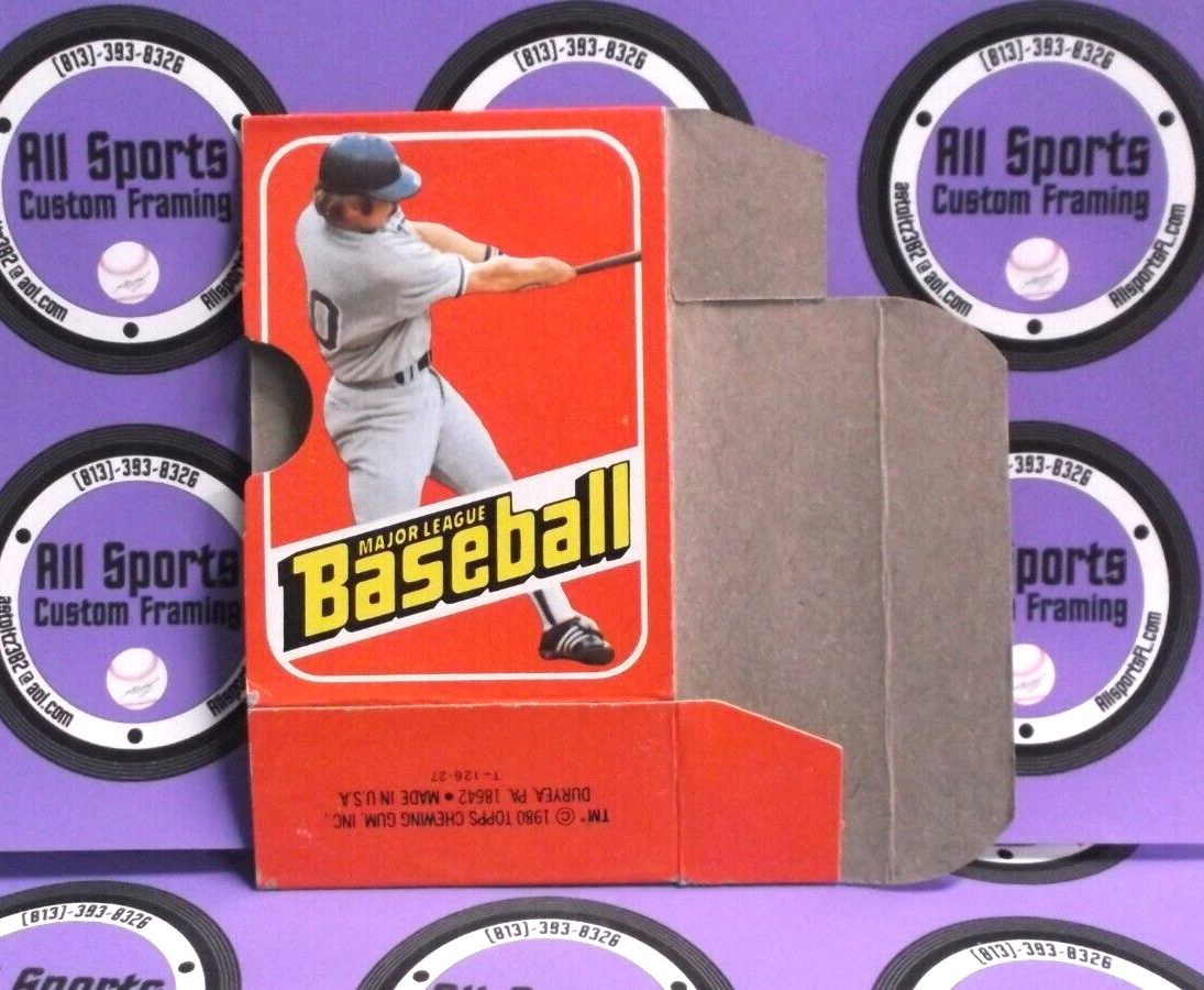 1980 Topps Major League Baseball Card Collecting Box Excellent