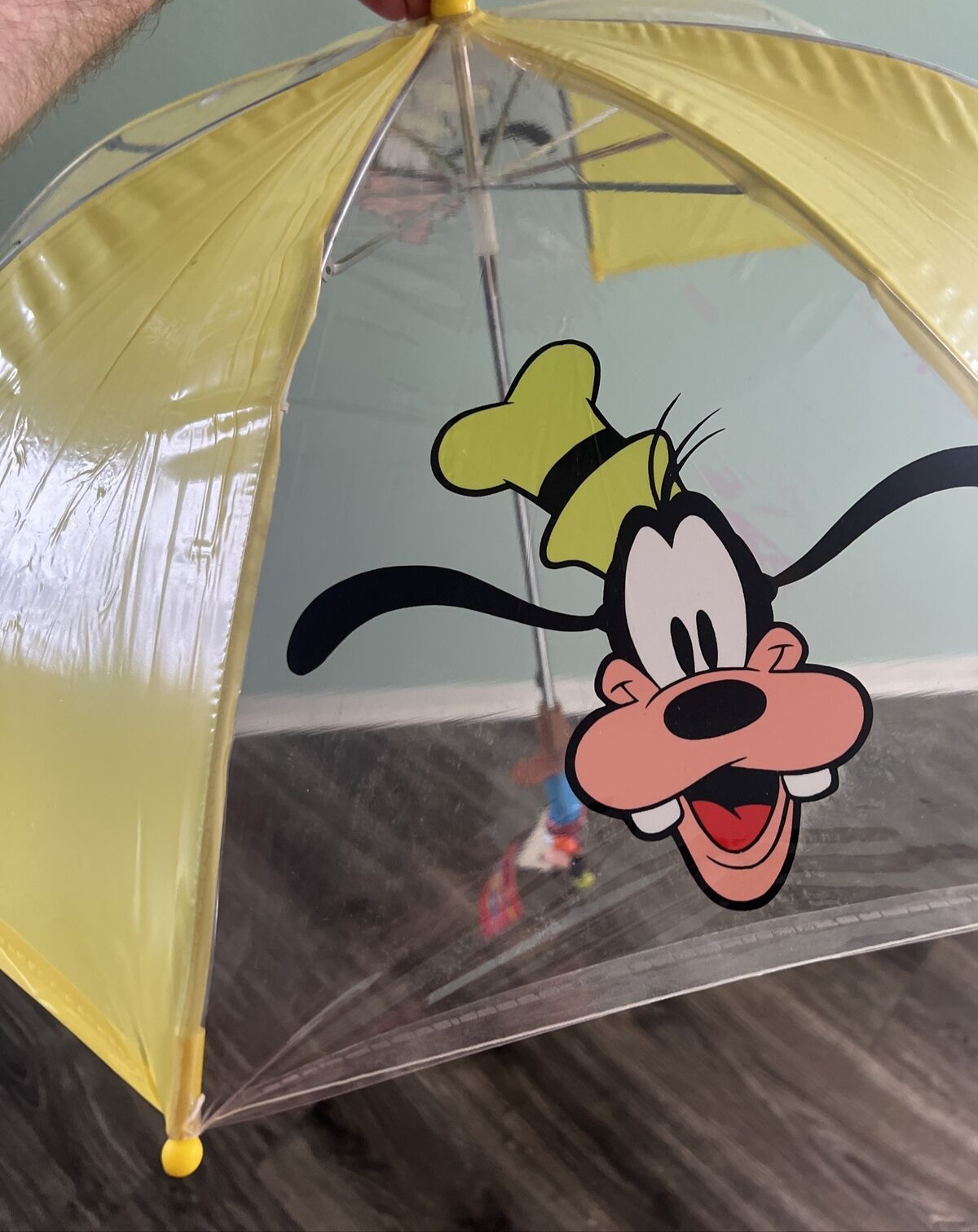 Walt Disney Mickey For Kids Goofy Umbrella 24 Inches 100% Vinyl Goofy Figure