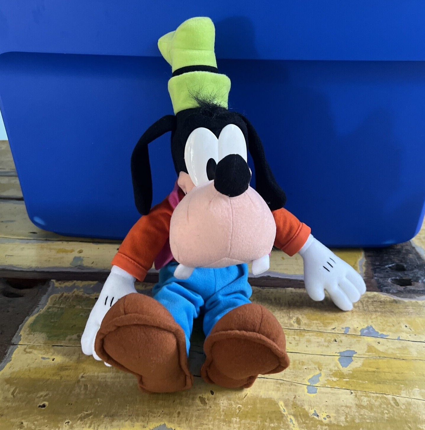 Walt Disney Goofy Character Plush Doll Mattell Size 8x15 Inches Polyester